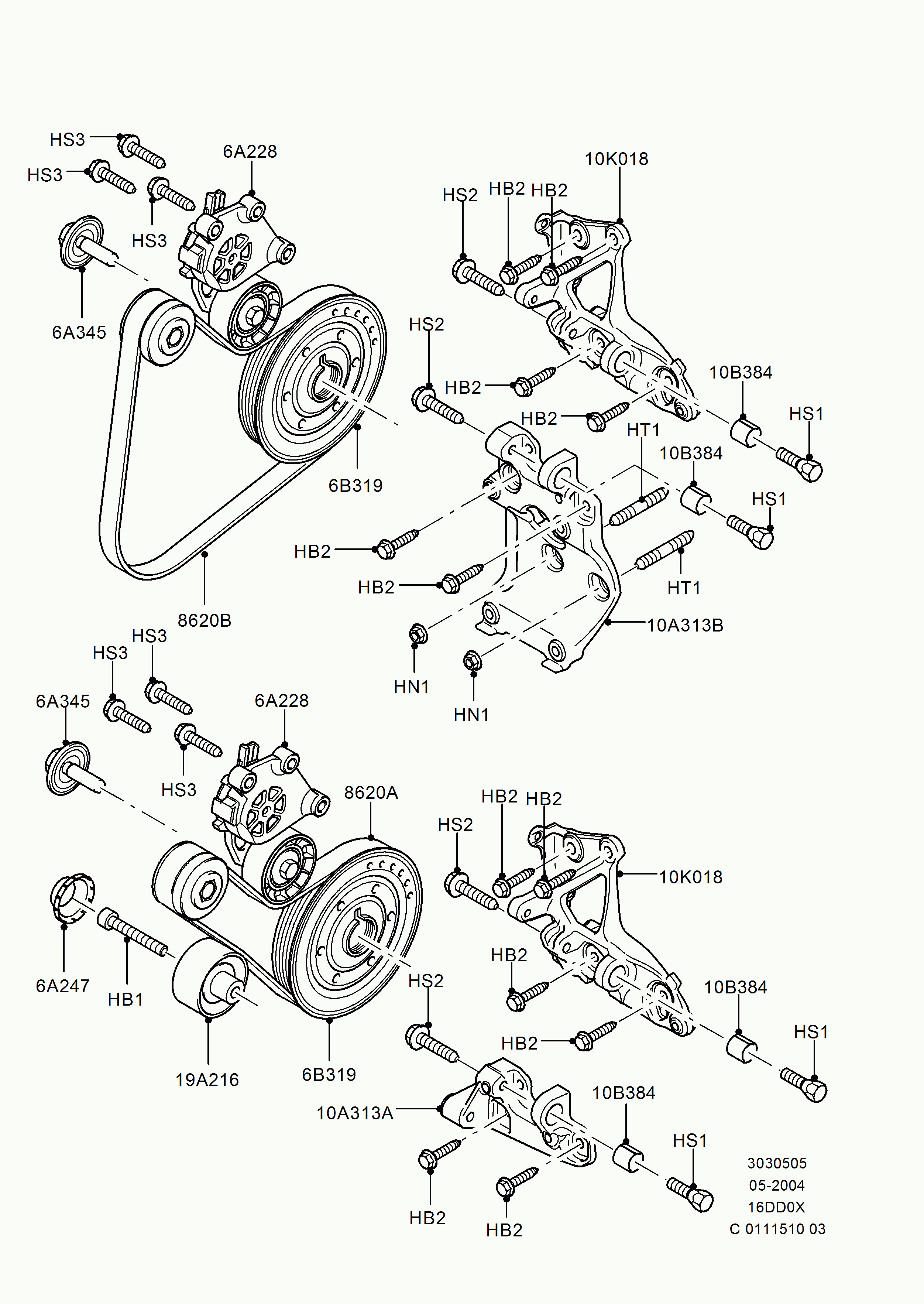 CITROËN 1 487 861 - Pulley Bolt onlydrive.pro