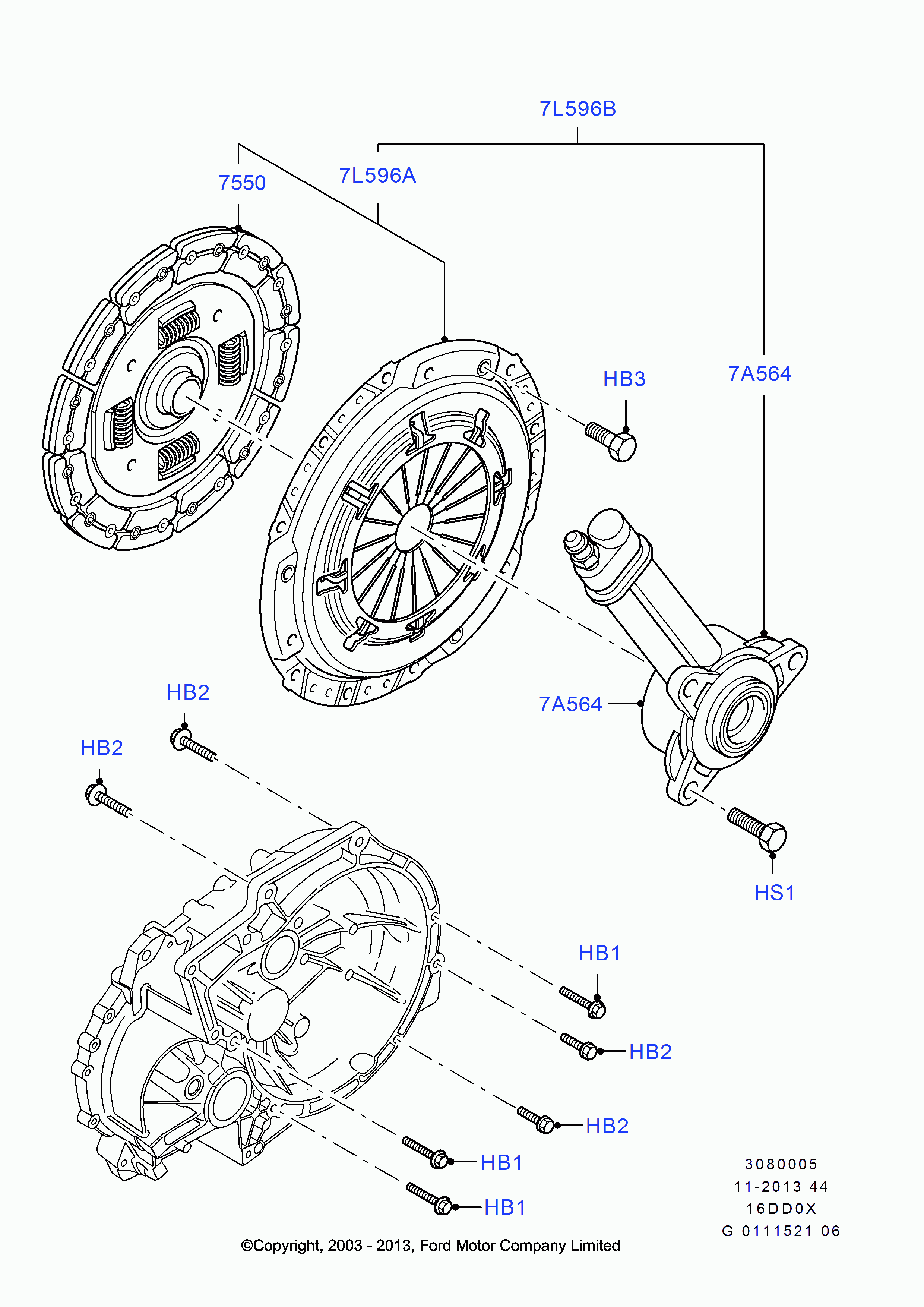 FORD 1672434 - Clutch Disc onlydrive.pro