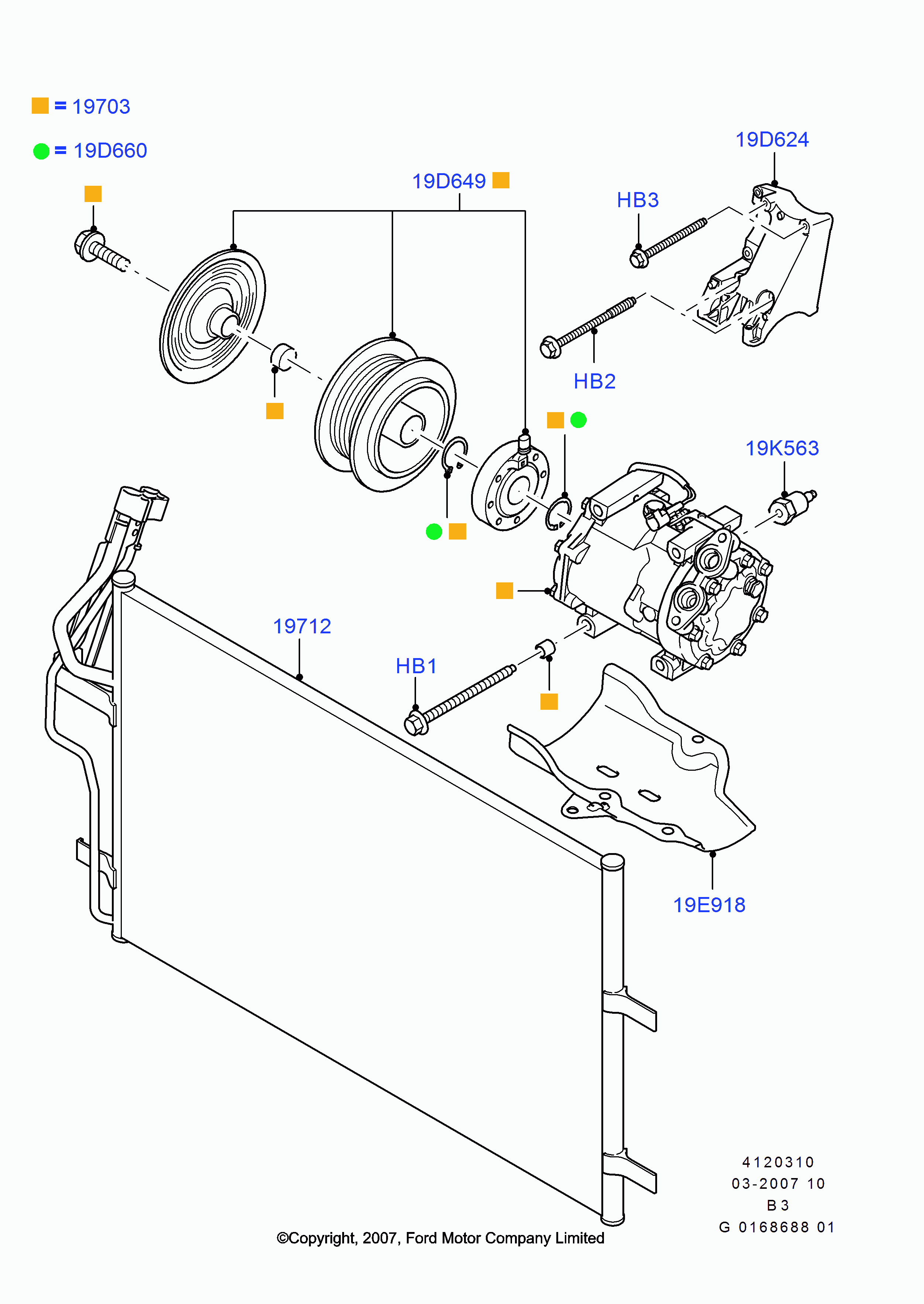 FORD 1 677 171 - Компрессор кондиционера onlydrive.pro