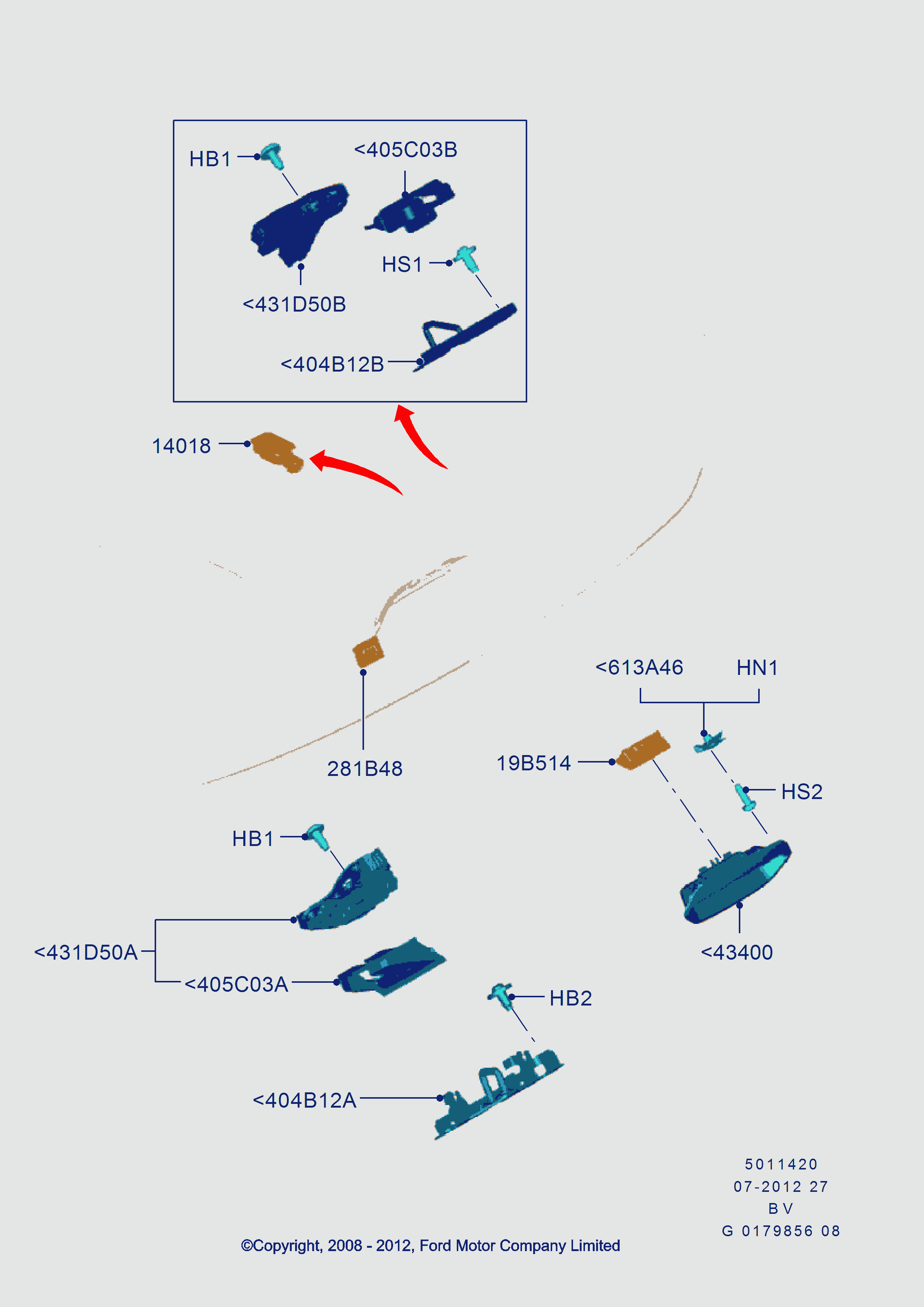 FORD 1857333 - Boot Lock onlydrive.pro