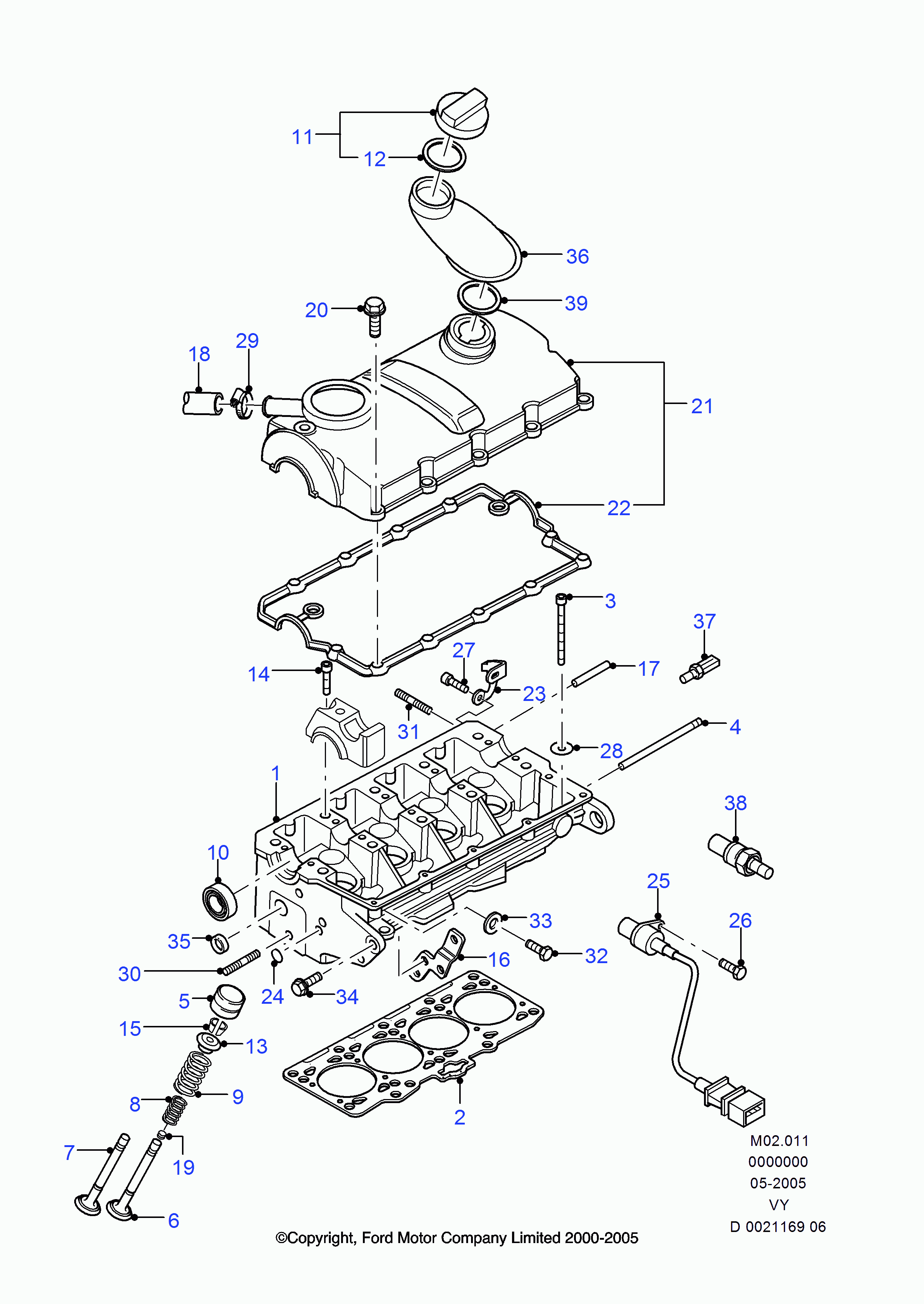 FORD 1 253 755 - Jutiklis, alkūninio veleno impulsas onlydrive.pro