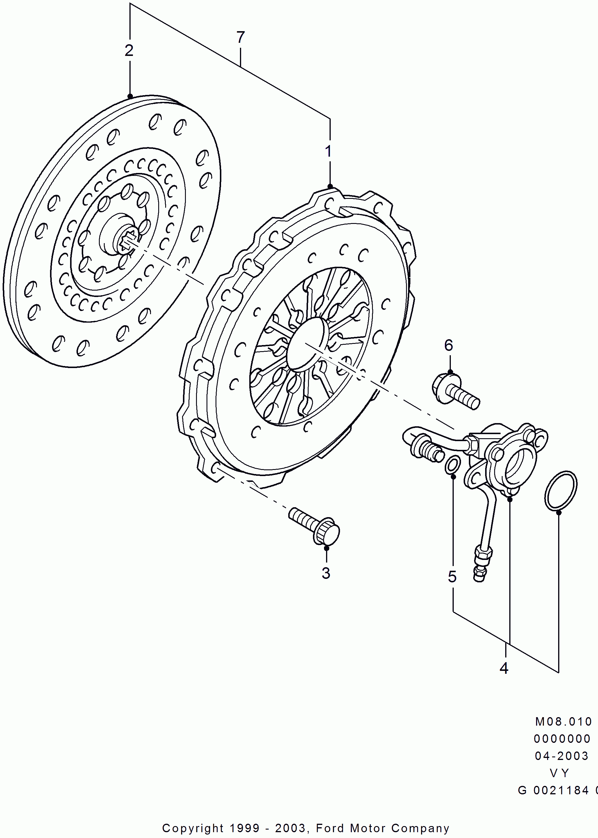 FORD 1131841 - Нажимной диск сцепления onlydrive.pro