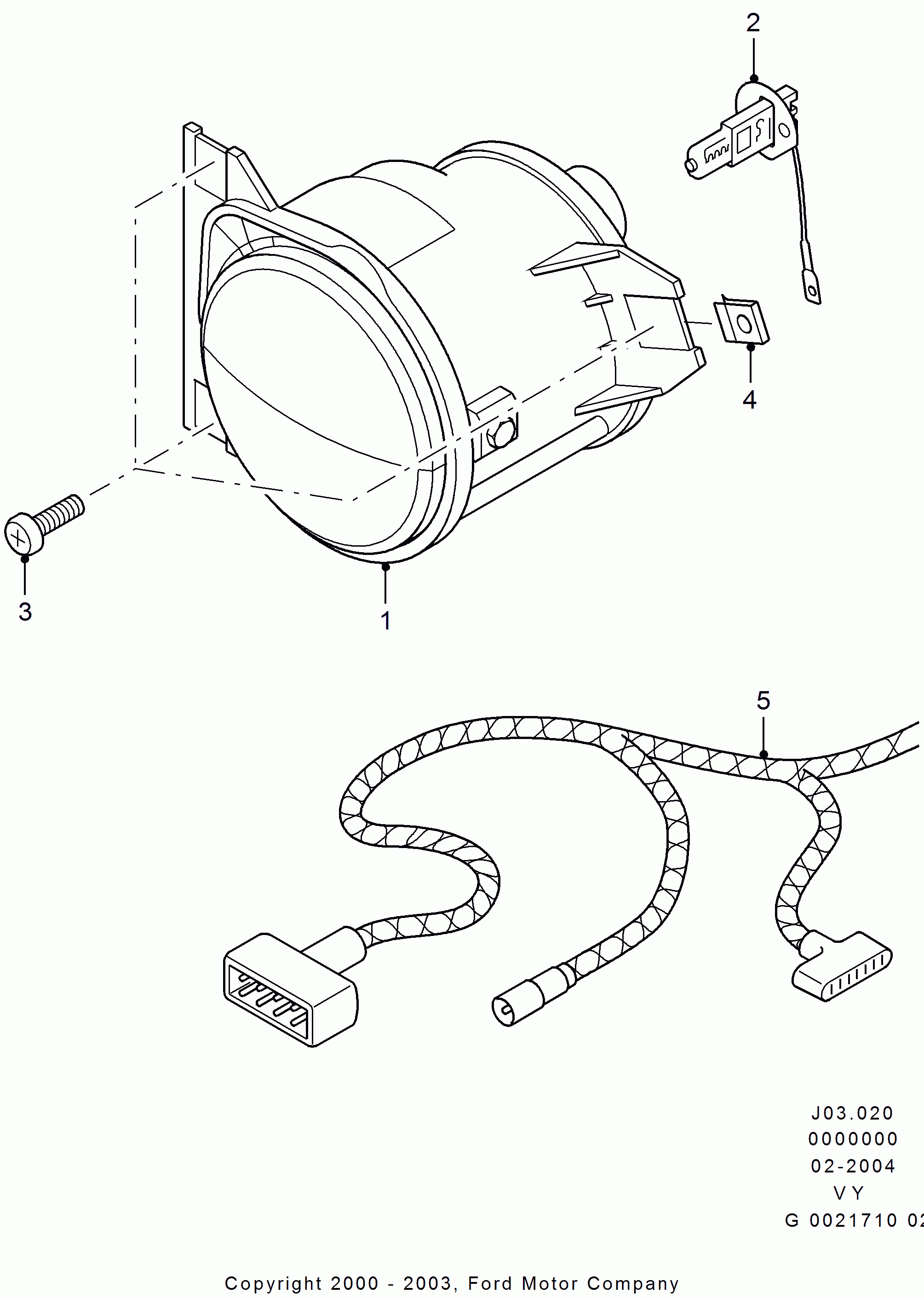 FORD 1233726 - Rūko žibintas onlydrive.pro