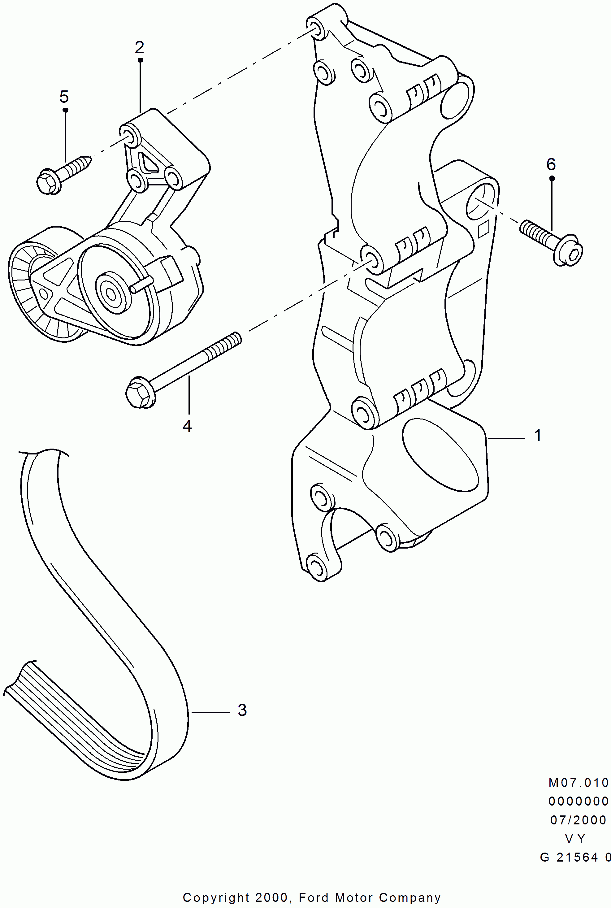 FORD 1111928 - V formos rumbuoti diržai onlydrive.pro