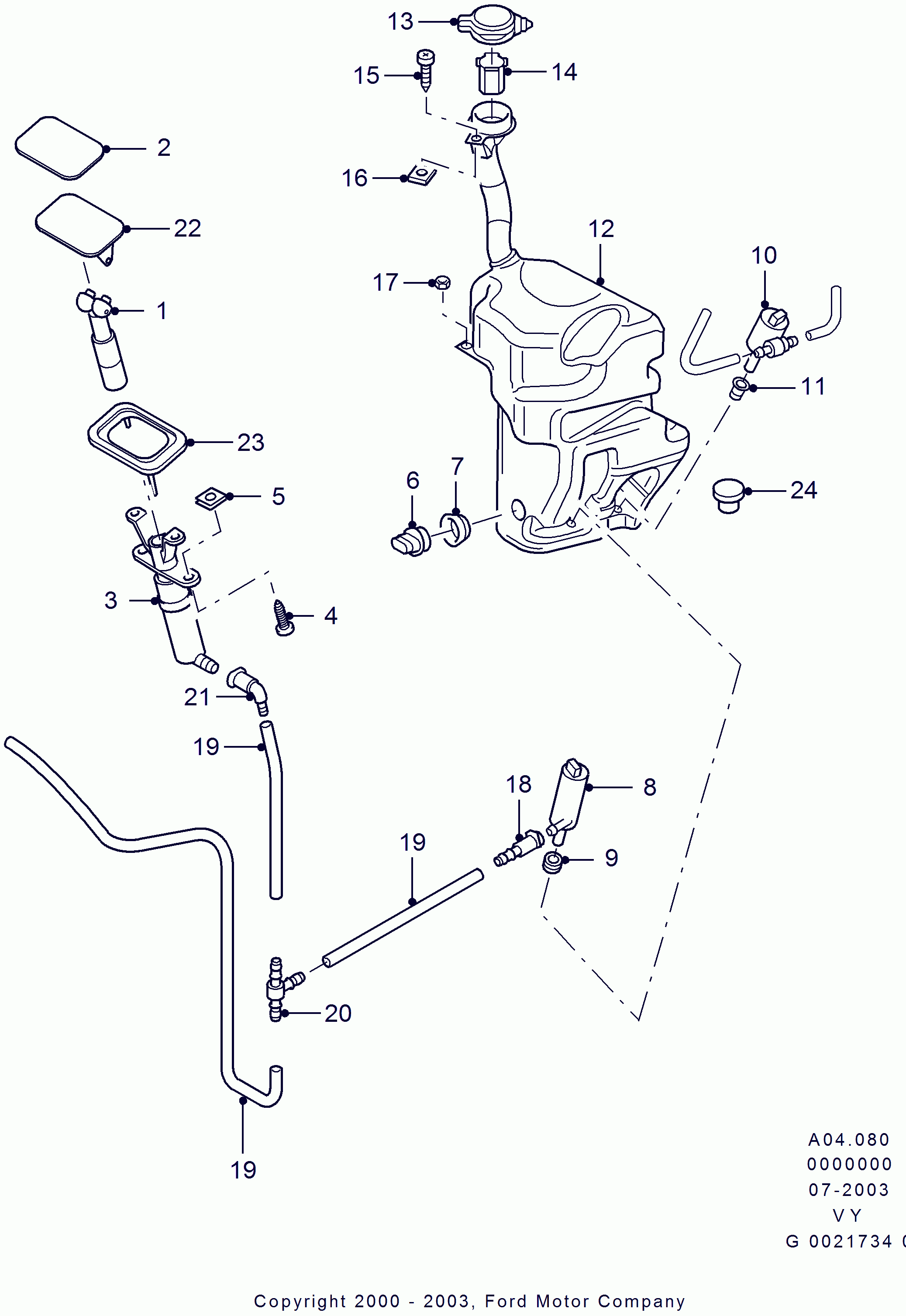 FORD 1 112 804 - Water Pump, headlight cleaning onlydrive.pro