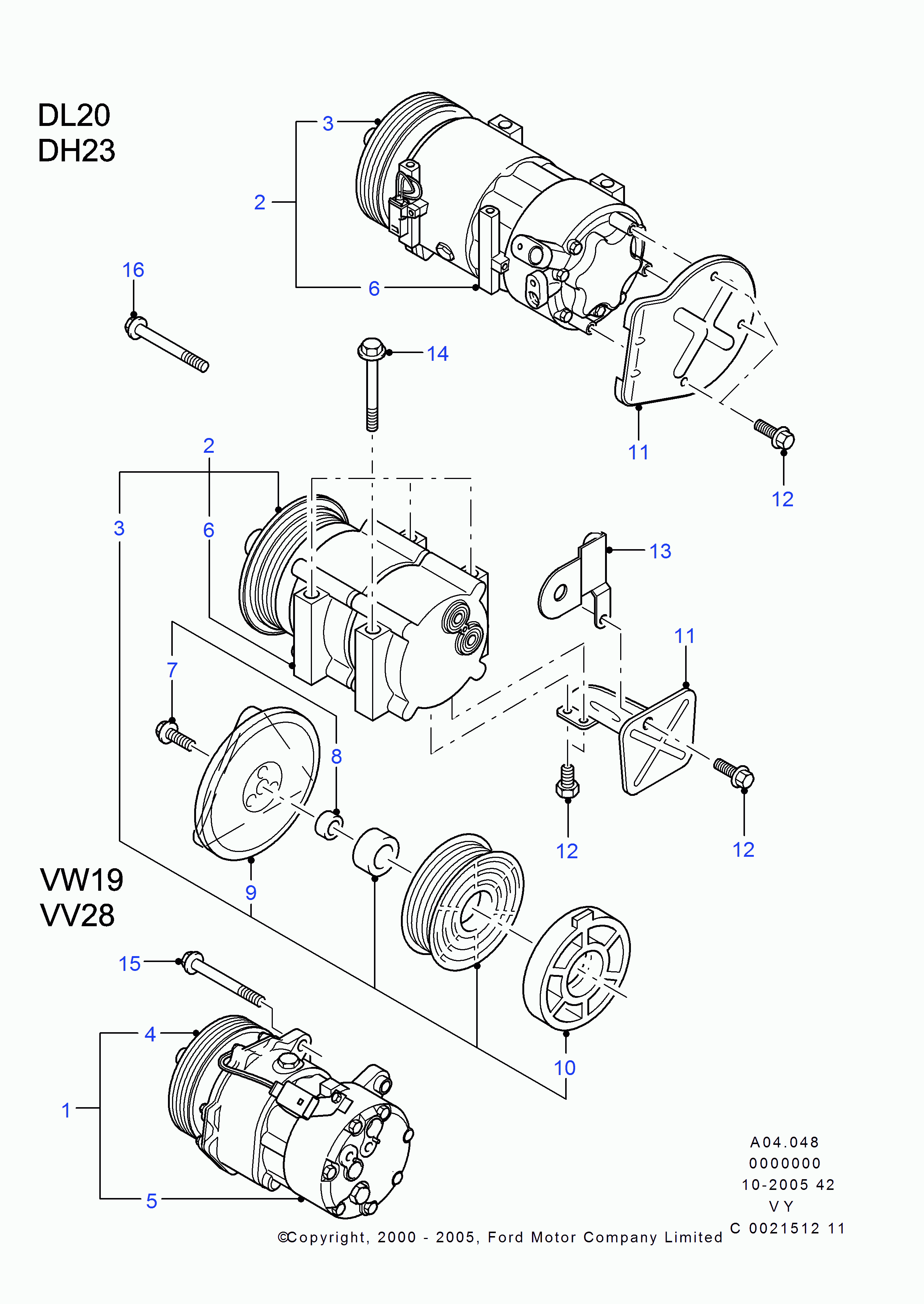 VAG 1111419 - Kompresorius, oro kondicionierius onlydrive.pro