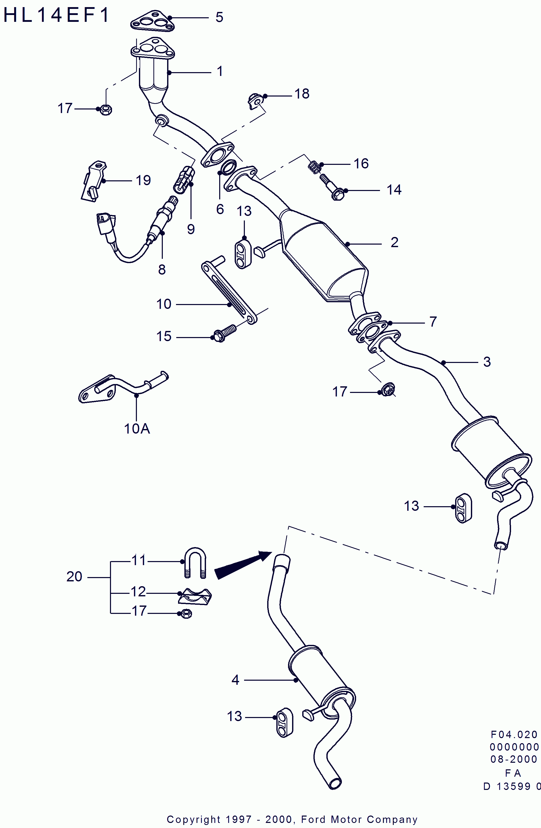 NISSAN 6905927 - Laikantysis rėmas, duslintuvas onlydrive.pro