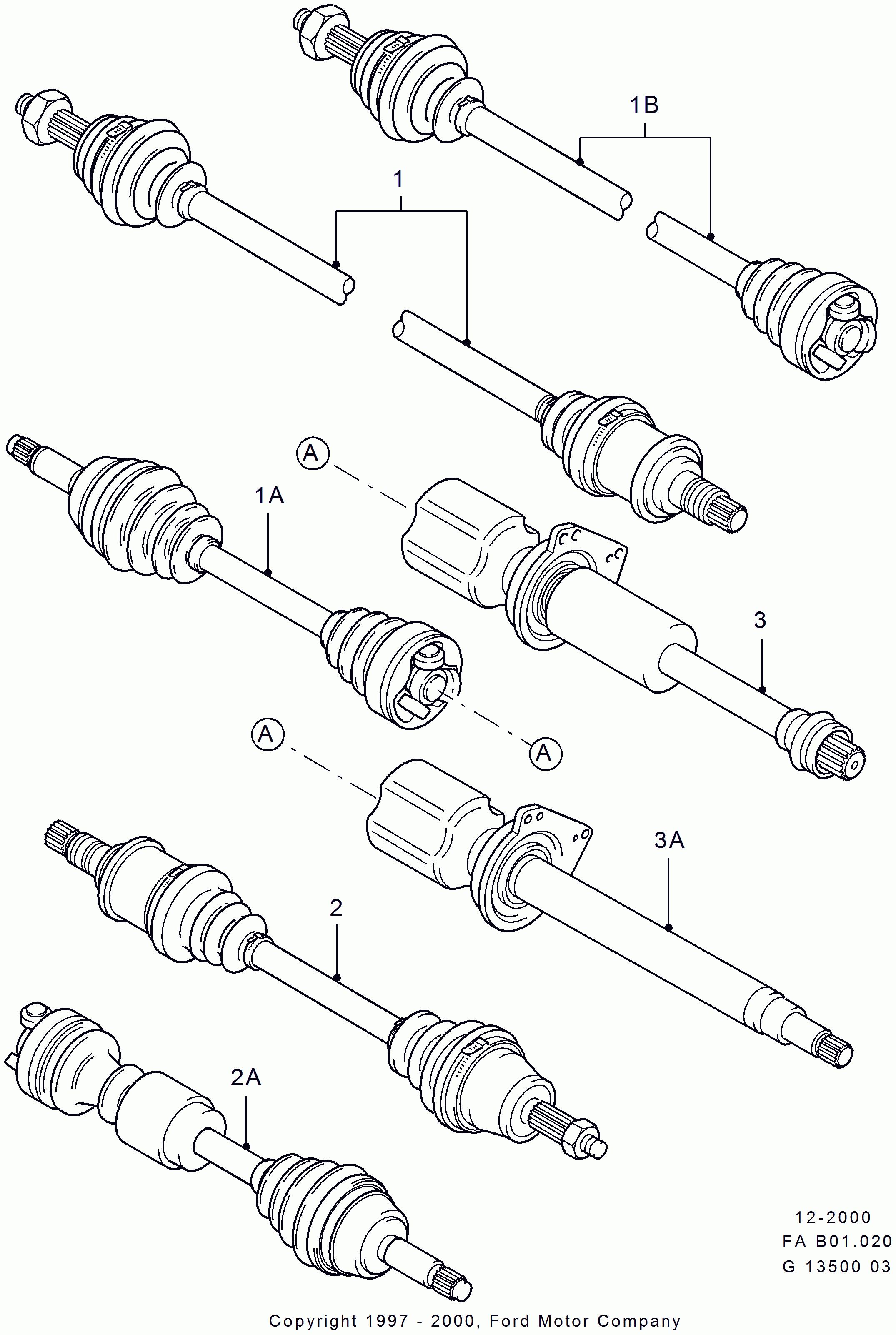 FORD 1014109 - Drive Shaft onlydrive.pro