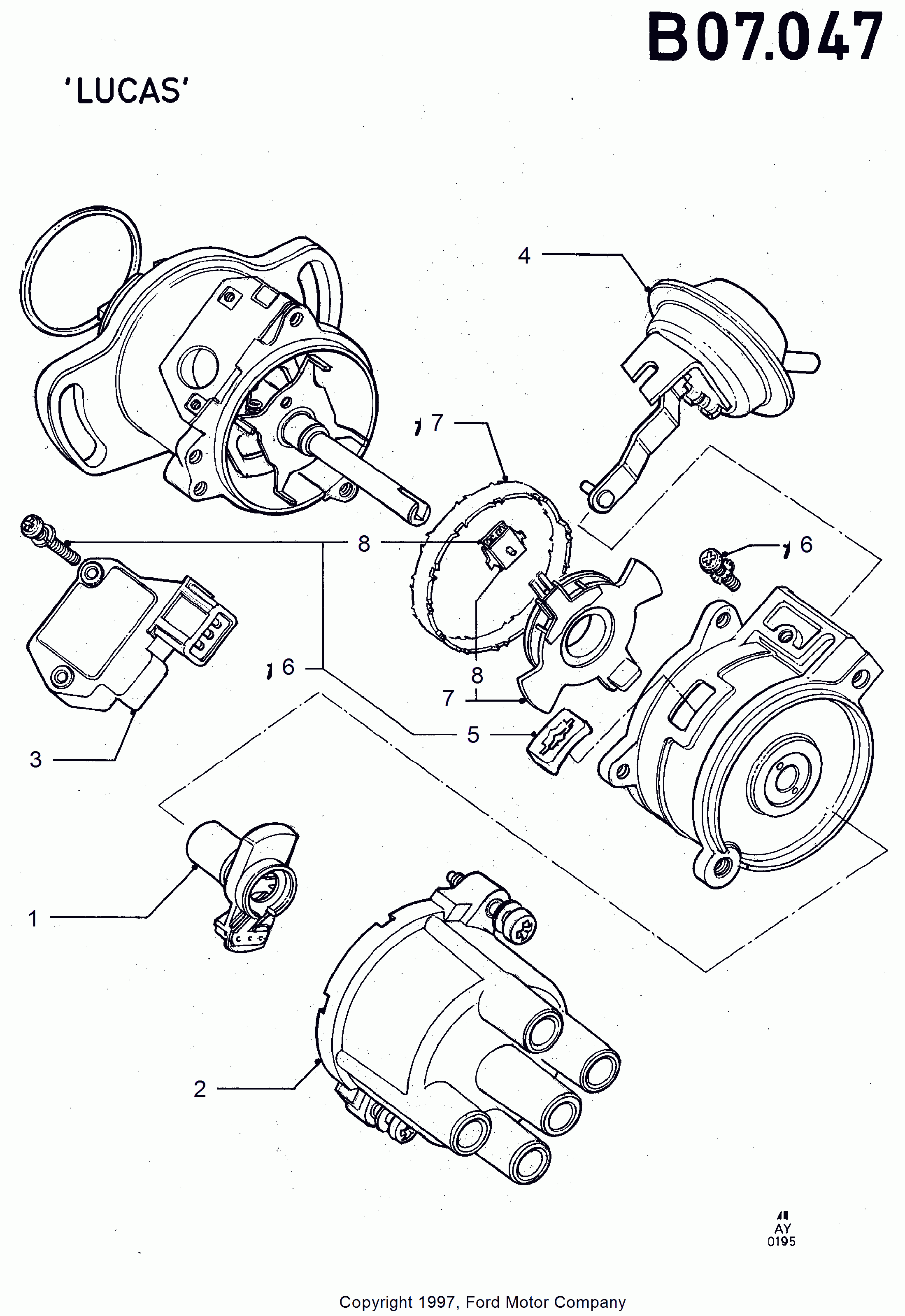 FORD 1649085 - Sensor, ignition pulse onlydrive.pro