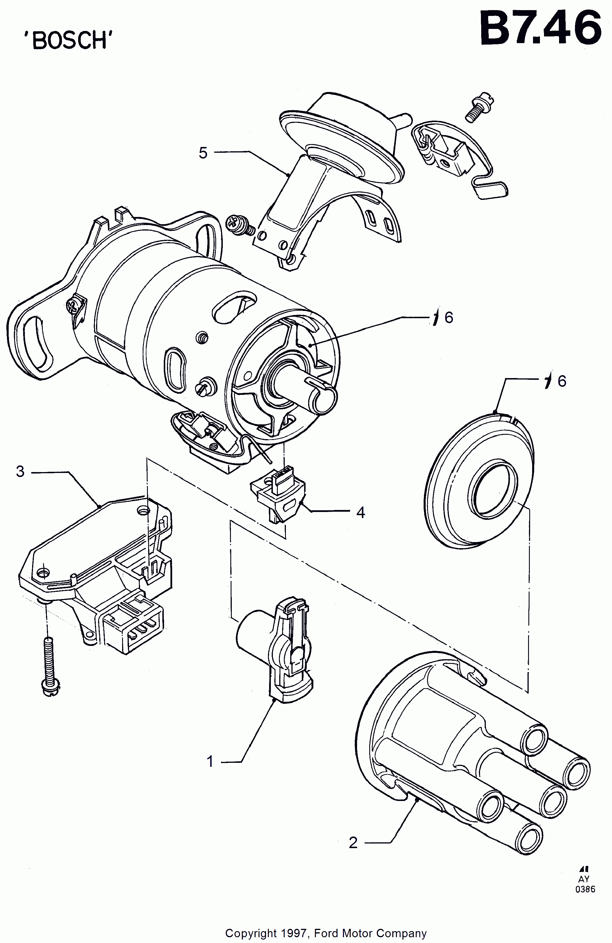 FORD 6 134 771 - Aizdedzes sadalītāja rotors onlydrive.pro