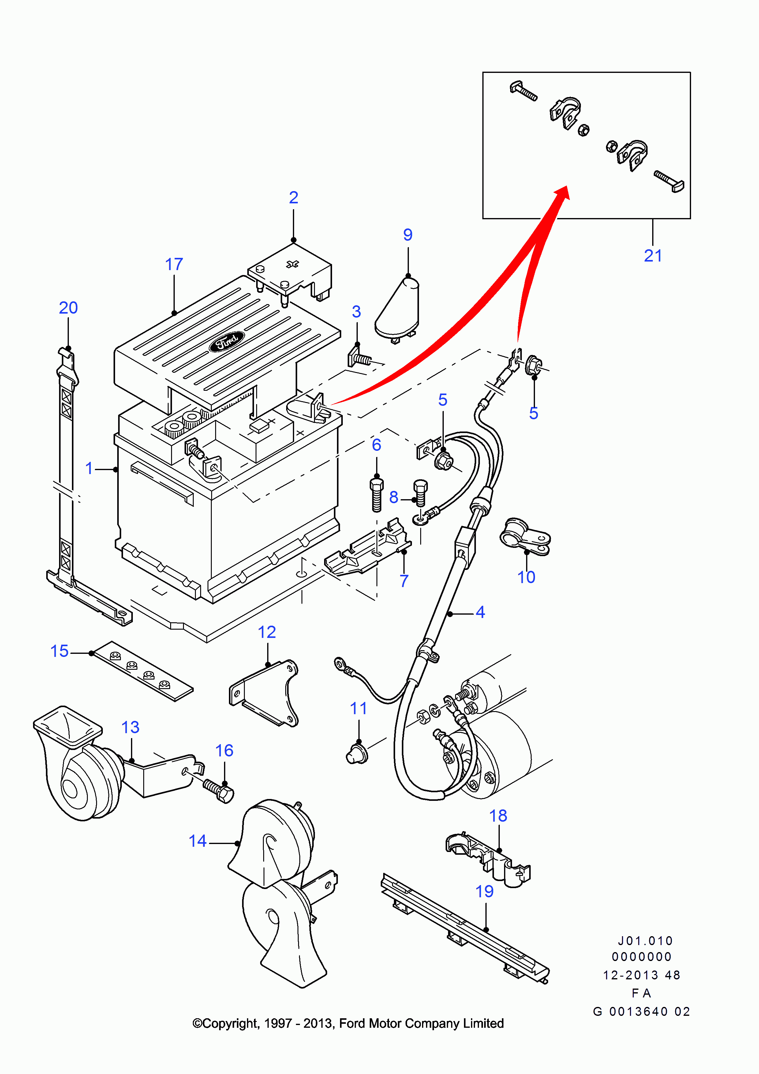 FORD 1863093 - Battery onlydrive.pro