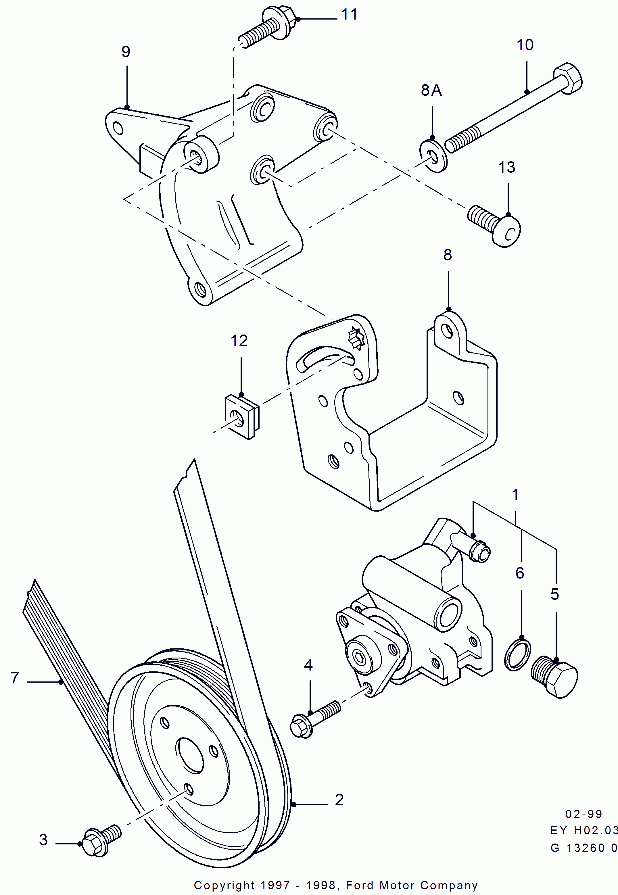 FORD 7120853 - Power steering pump: 1 pcs. onlydrive.pro