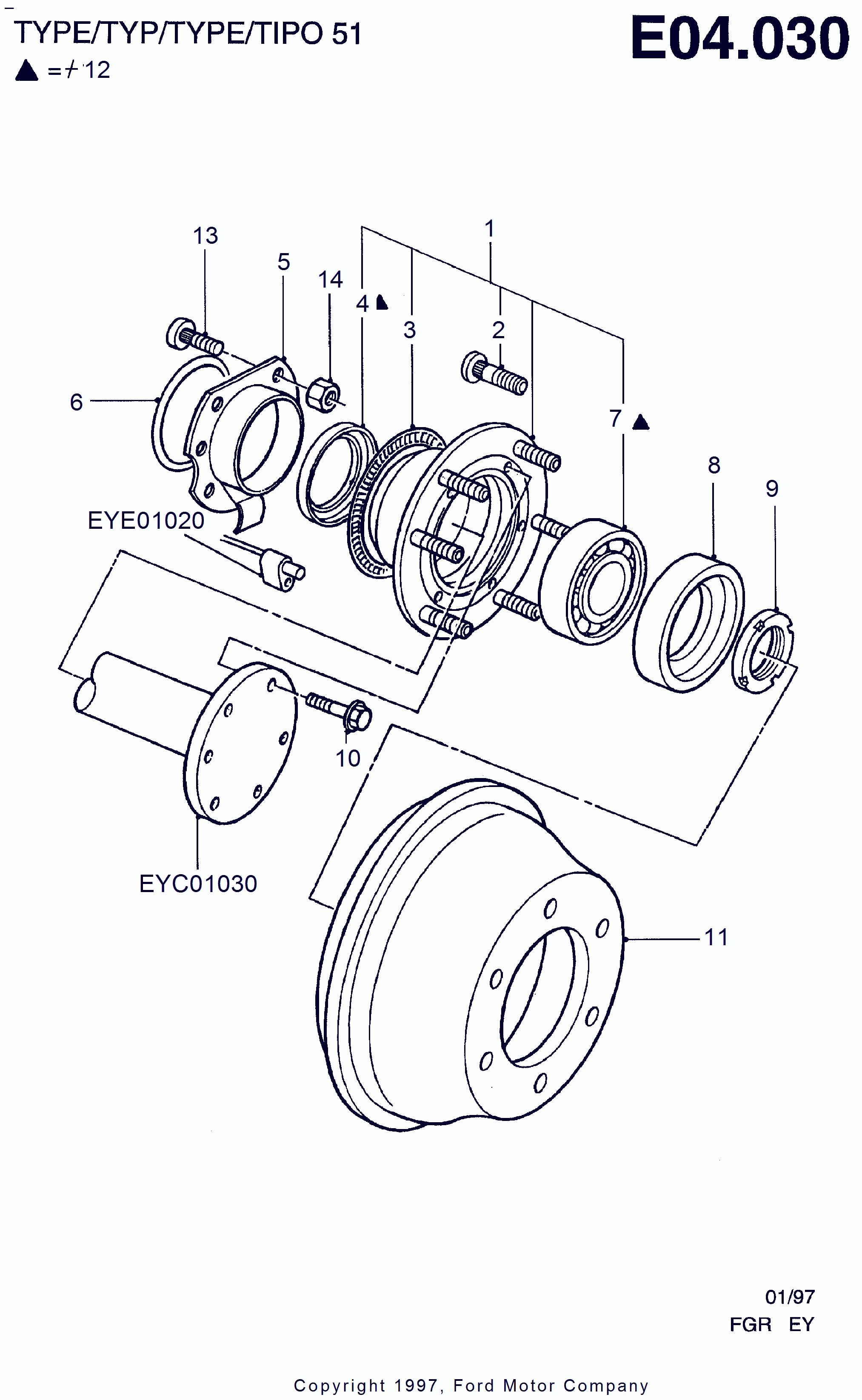 FORD 1076410 - Shaft Seal, wheel hub onlydrive.pro