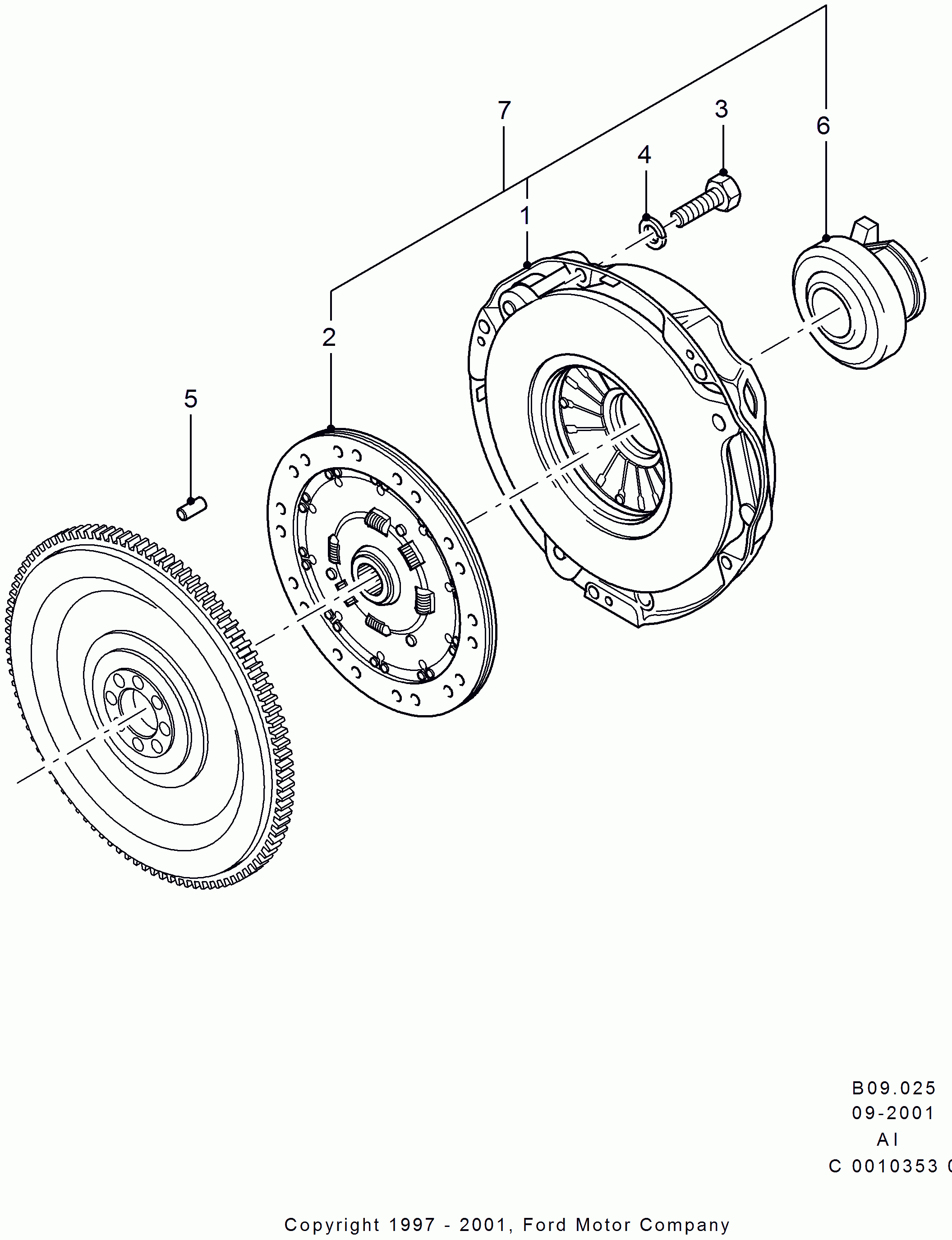 FORD 5026187 - Sidurikomplekt onlydrive.pro