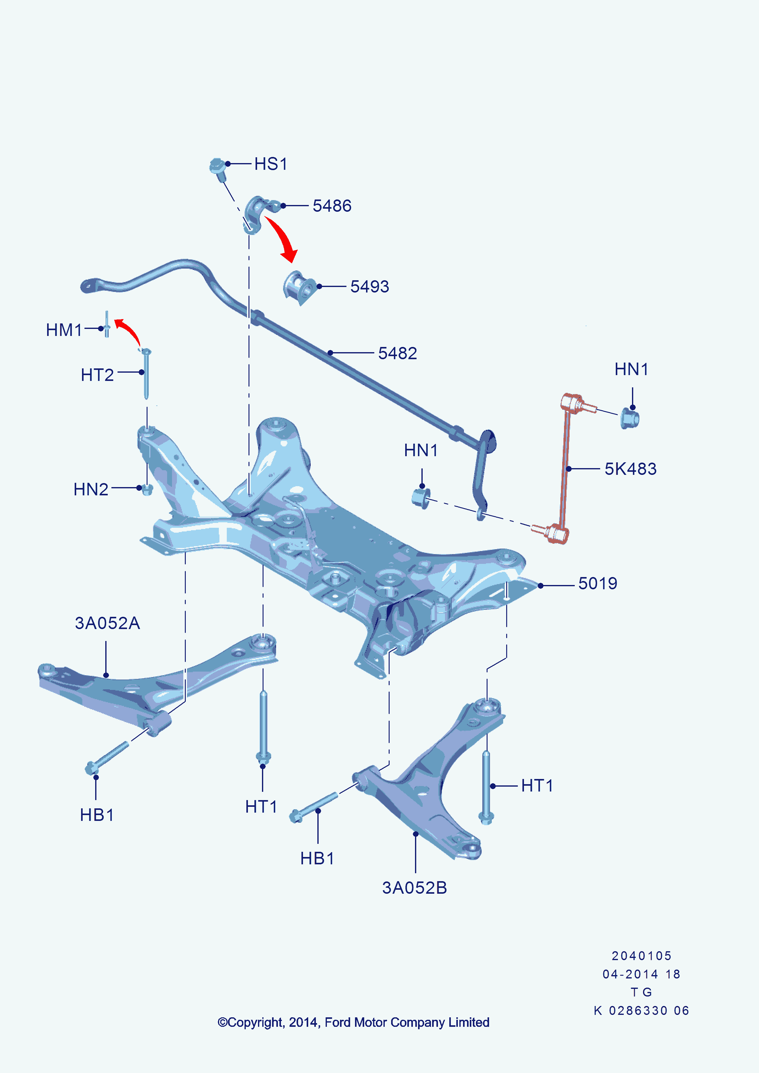 FORD 1831354 - Neatkarīgās balstiekārtas svira, Riteņa piekare onlydrive.pro