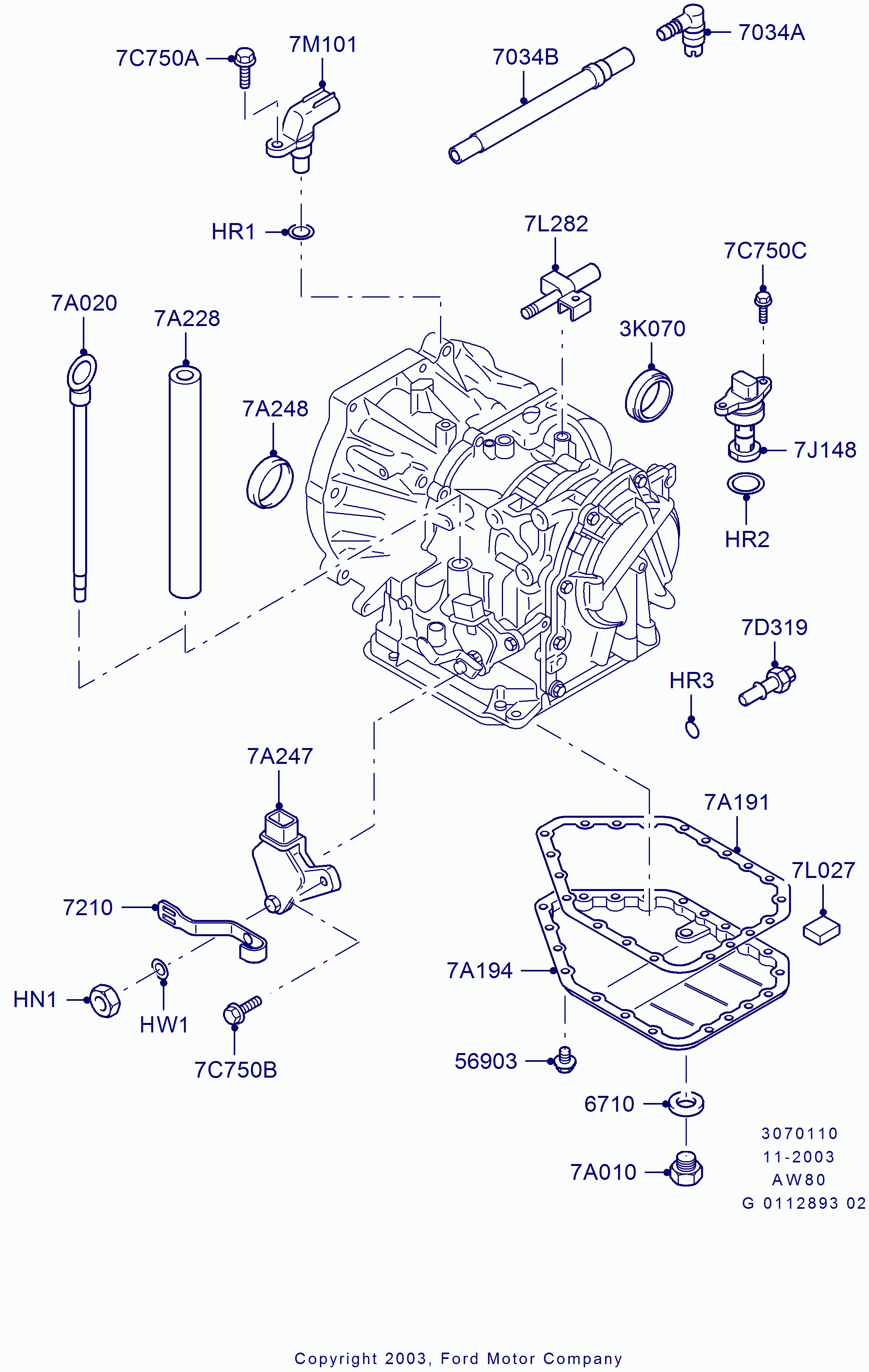 FORD 1 256 781 - RPM Sensor, automatic transmission onlydrive.pro