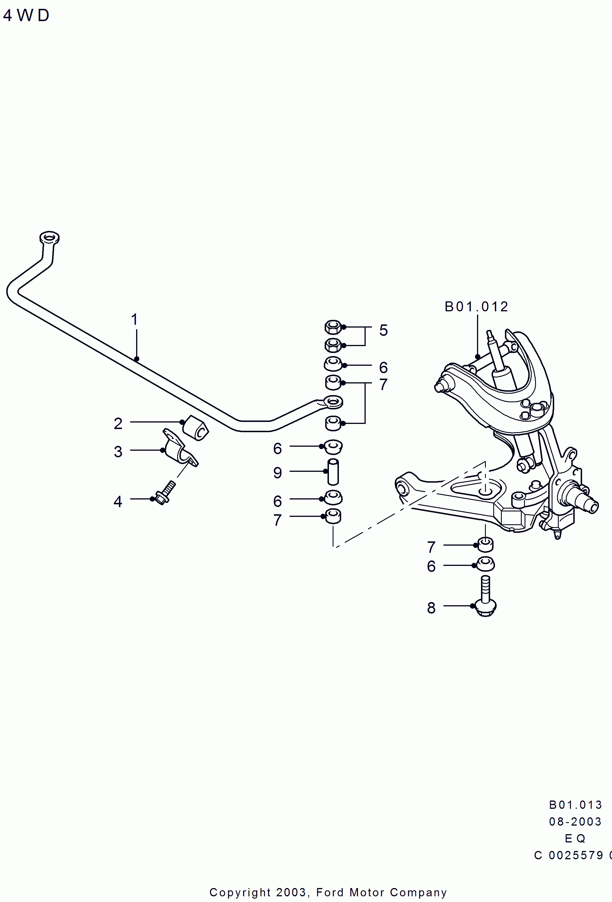 FORD 3 951 303 - Rod / Strut, stabiliser onlydrive.pro