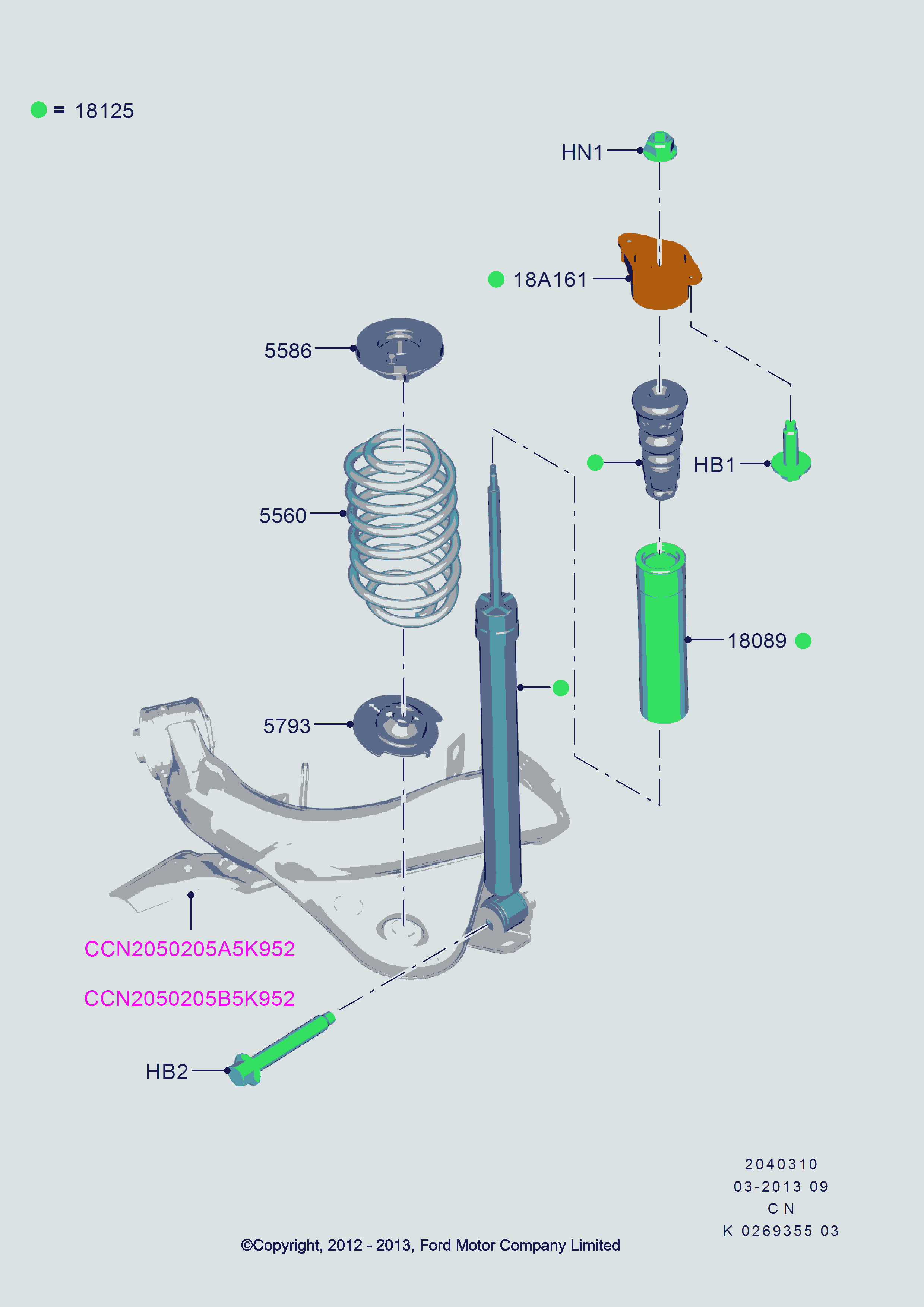 MAZDA 1535299 - Top Strut Mounting onlydrive.pro