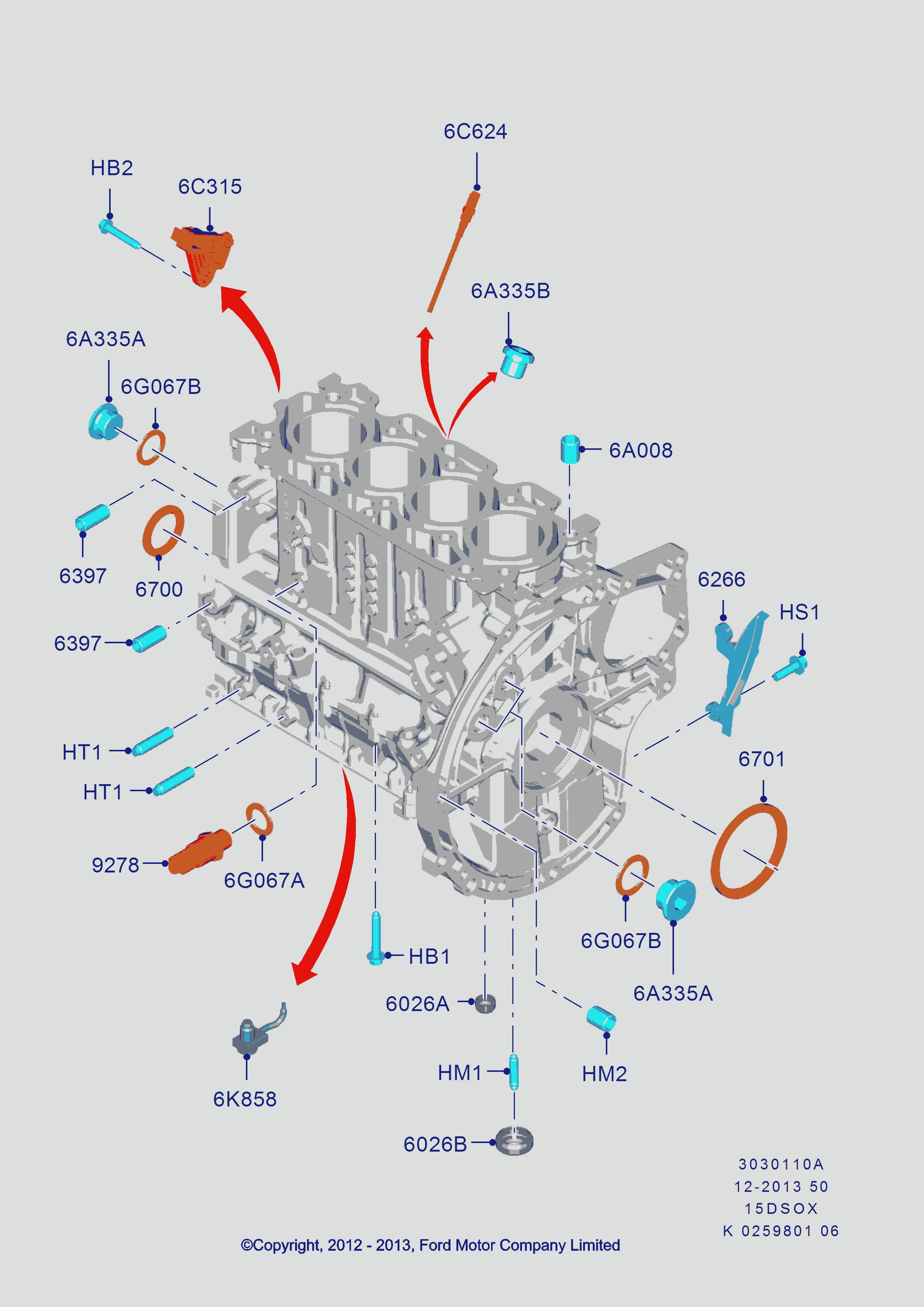 FORD 1828951 - Sensor, crankshaft pulse onlydrive.pro