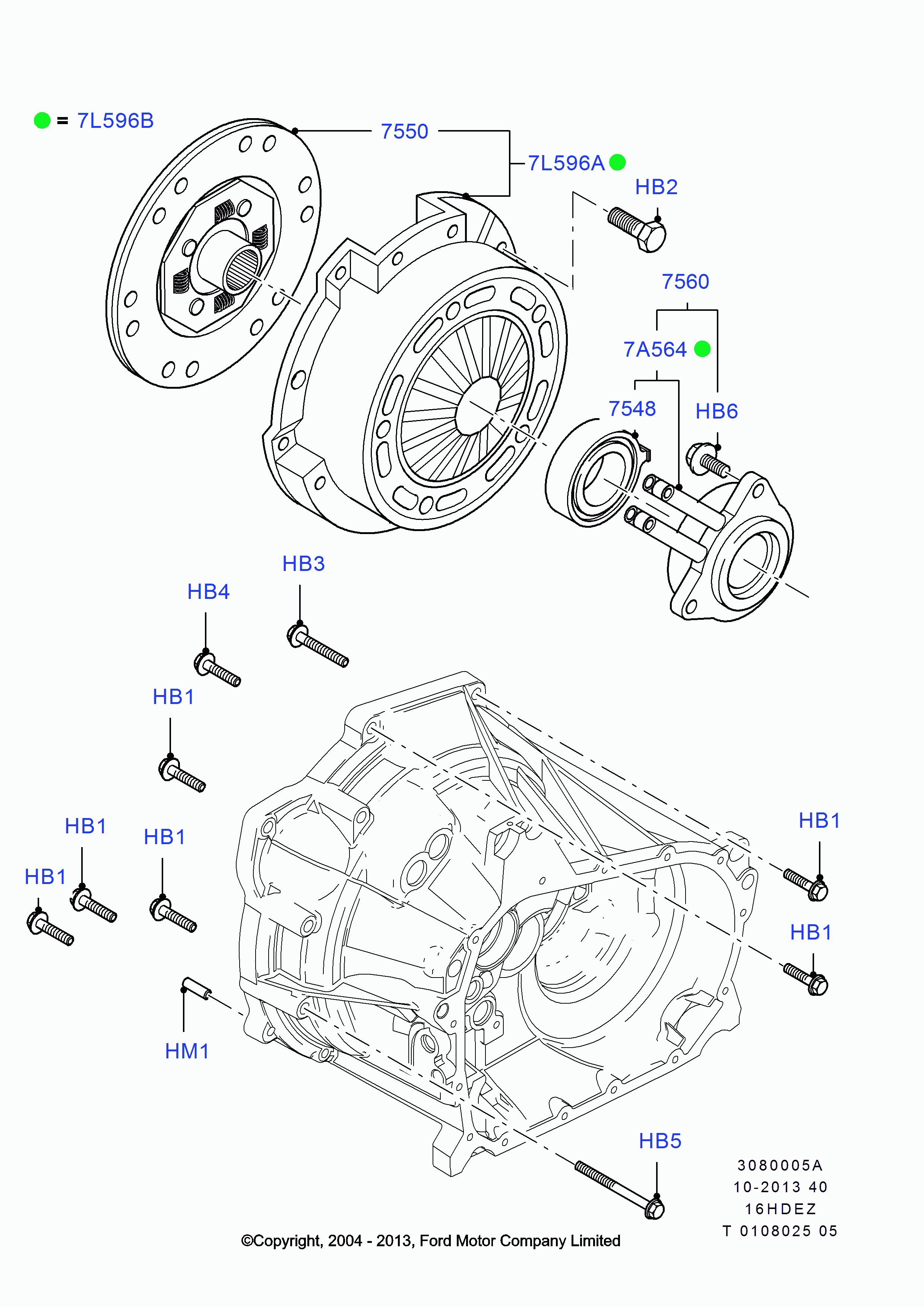 FORD 1673403 - Central Slave Cylinder, clutch onlydrive.pro