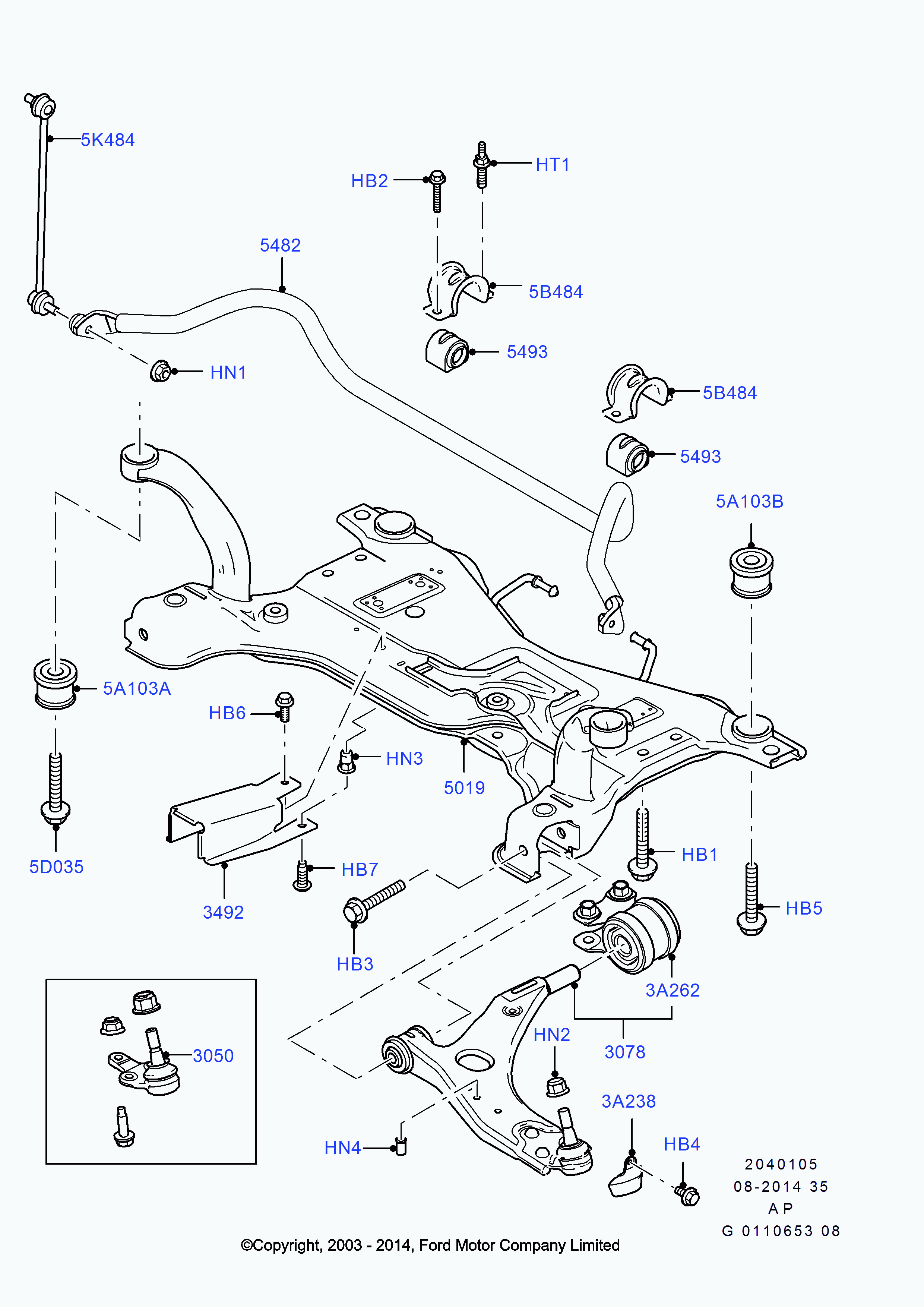 FORD 1679384 - Kande / juhtliigend onlydrive.pro