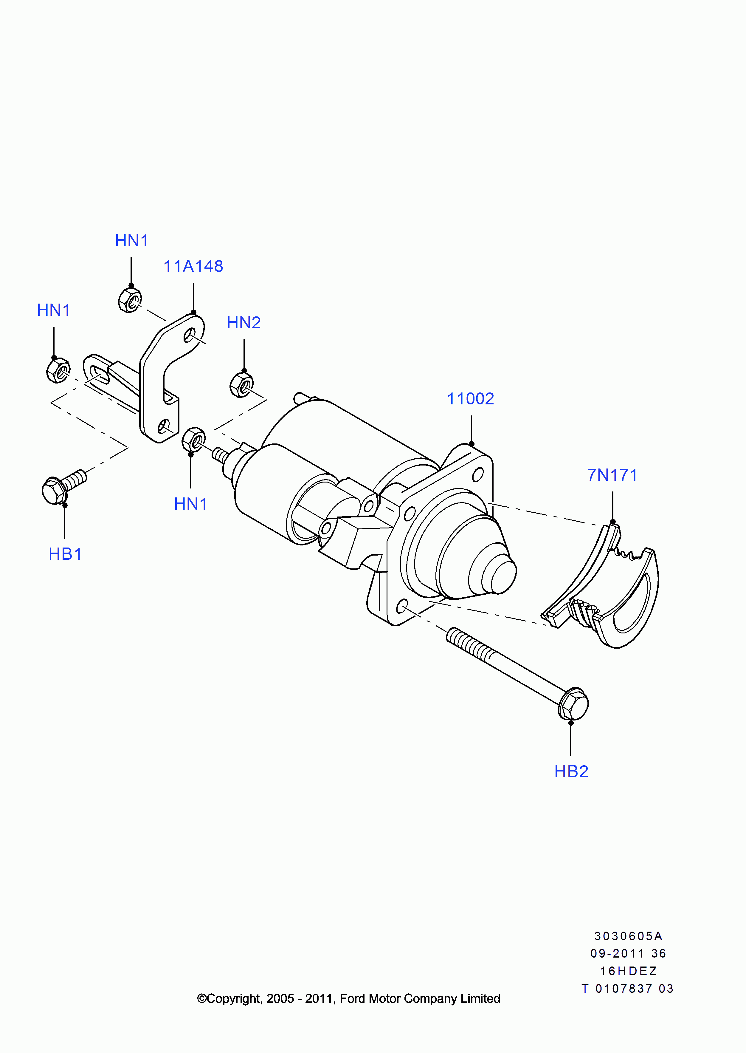 FORD 1570611 - Starter onlydrive.pro