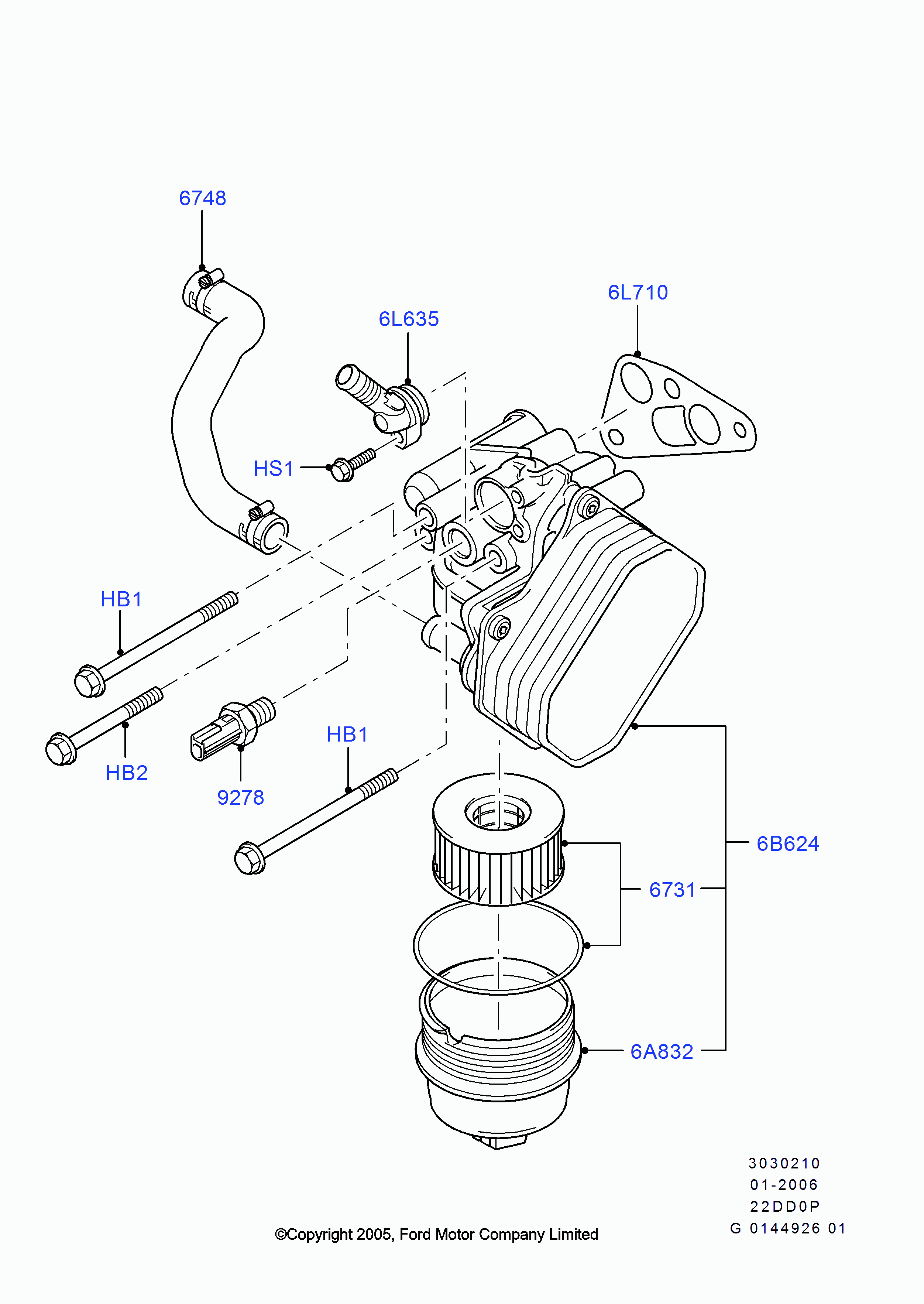 FORD 1372323 - Gasket onlydrive.pro