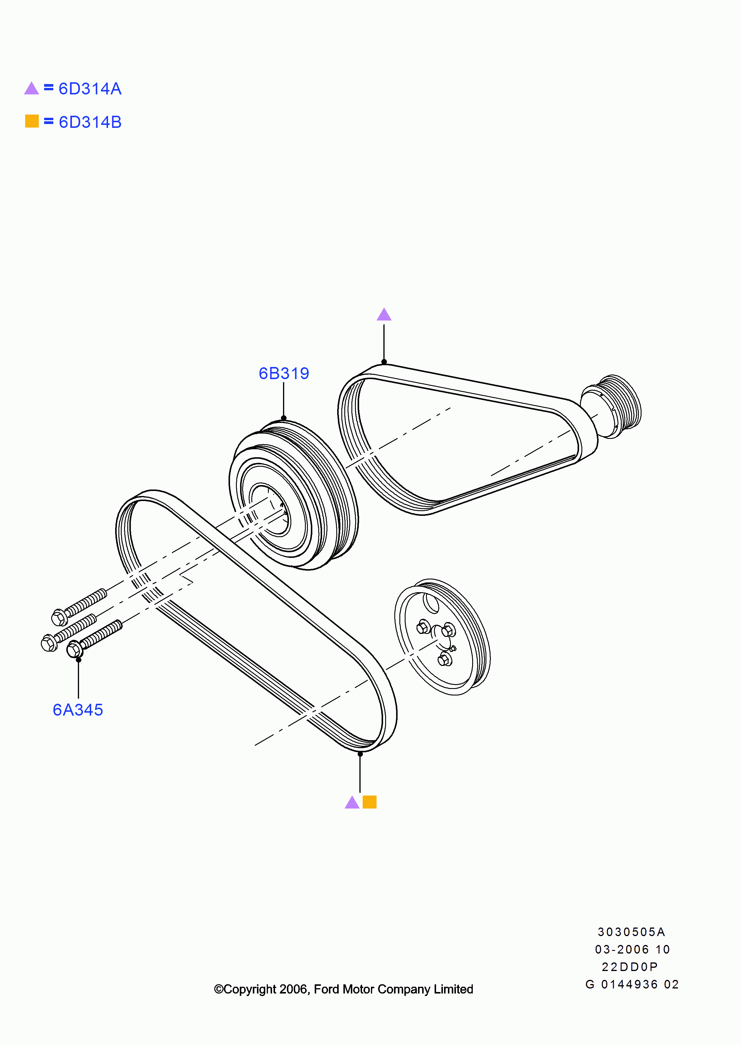 FORD 1465191 - Ķīļrievu siksna onlydrive.pro