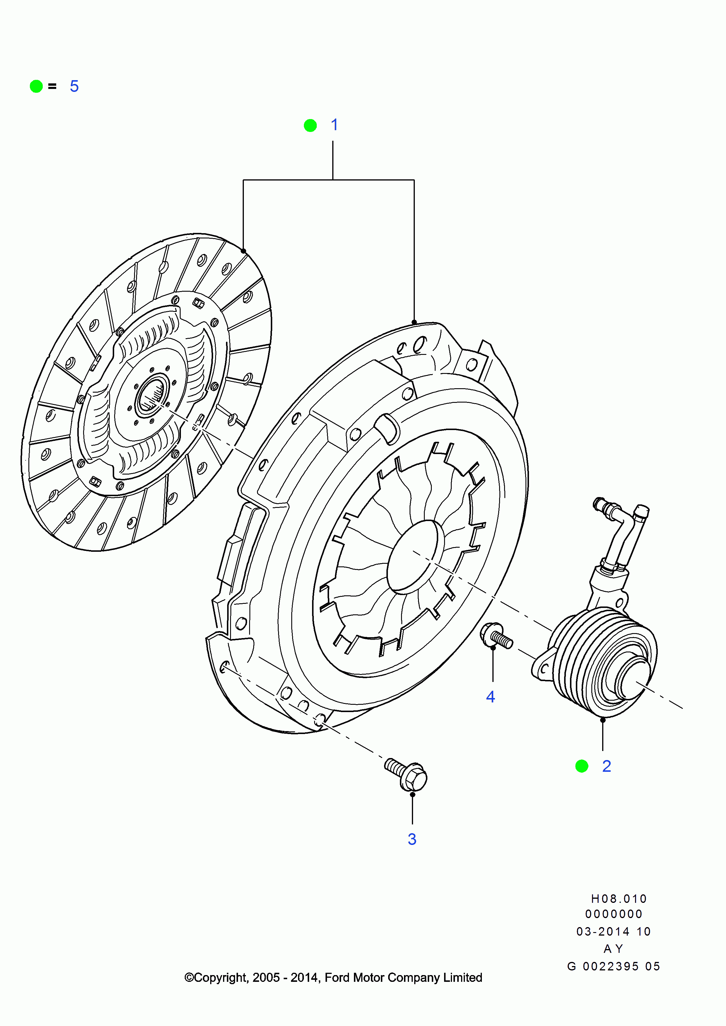 FORD 1359514 - Clutch Kit onlydrive.pro