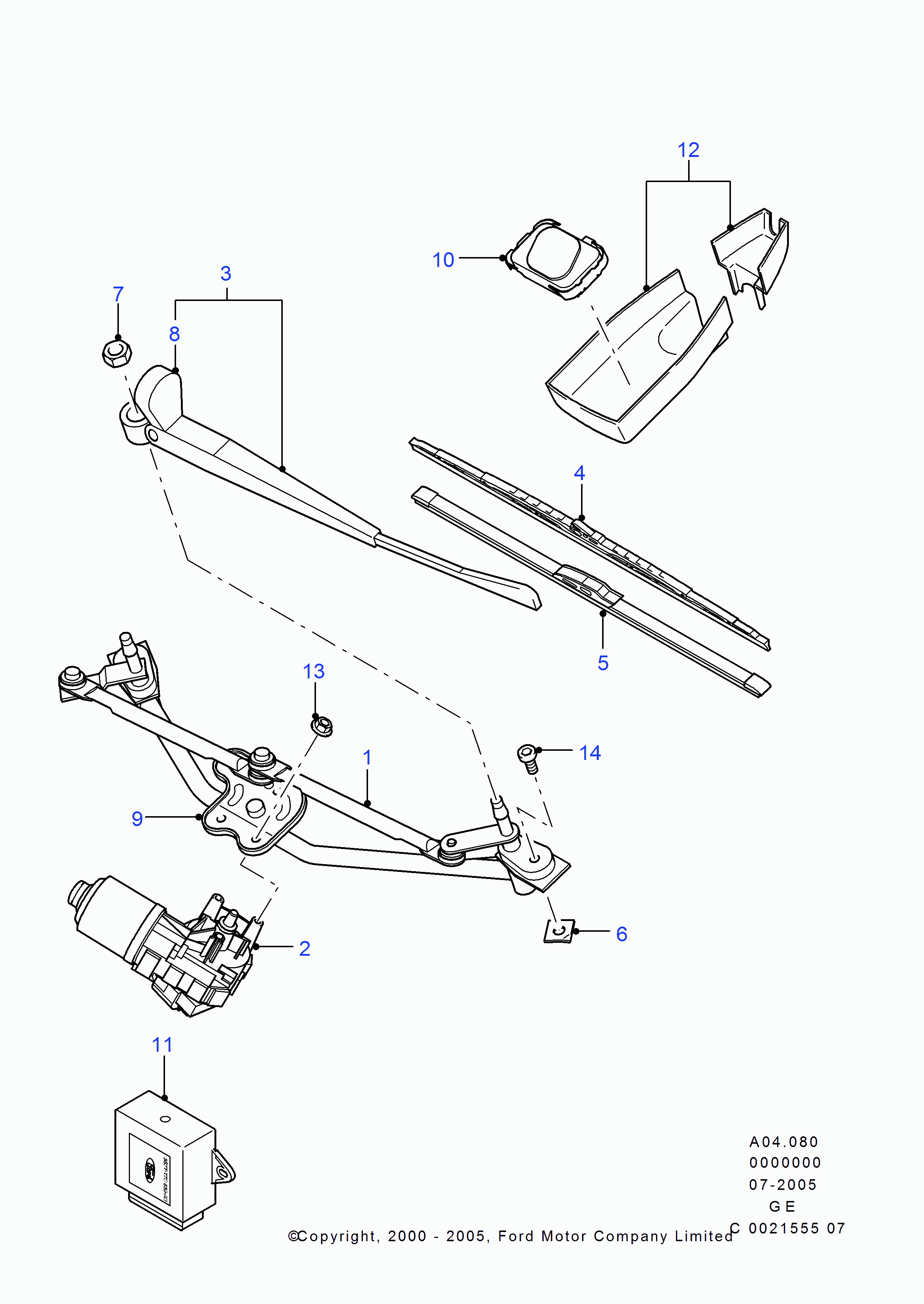 FORD 1322313 - Wiper Linkage onlydrive.pro