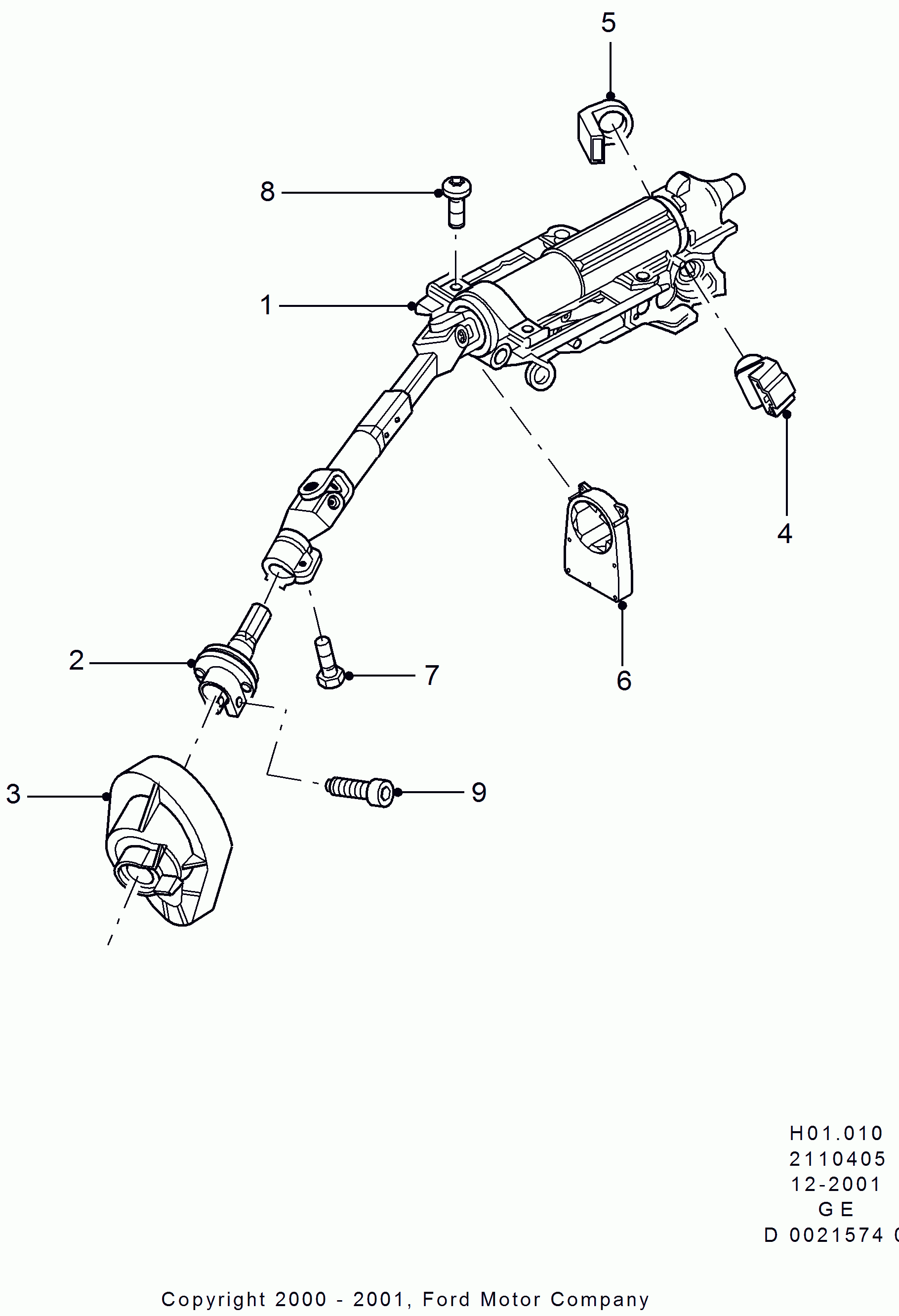 FORD 1 118 425 - Steering Angle Sensor onlydrive.pro