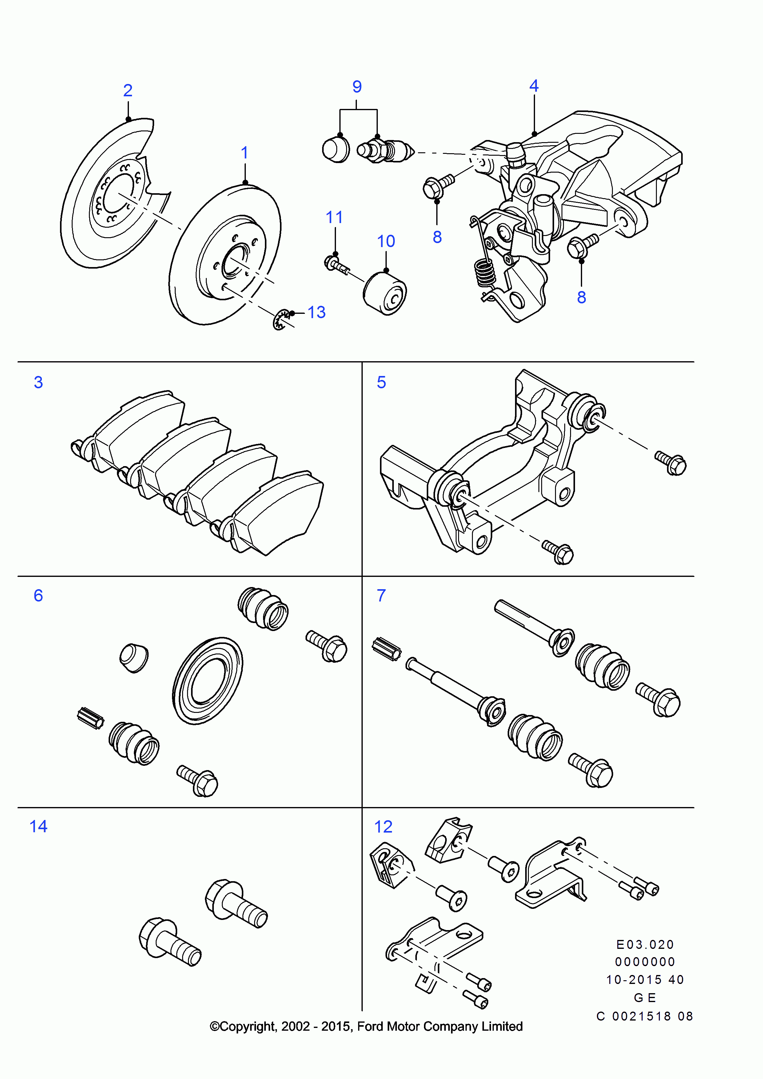 FORD 1676983 - Brake Disc onlydrive.pro