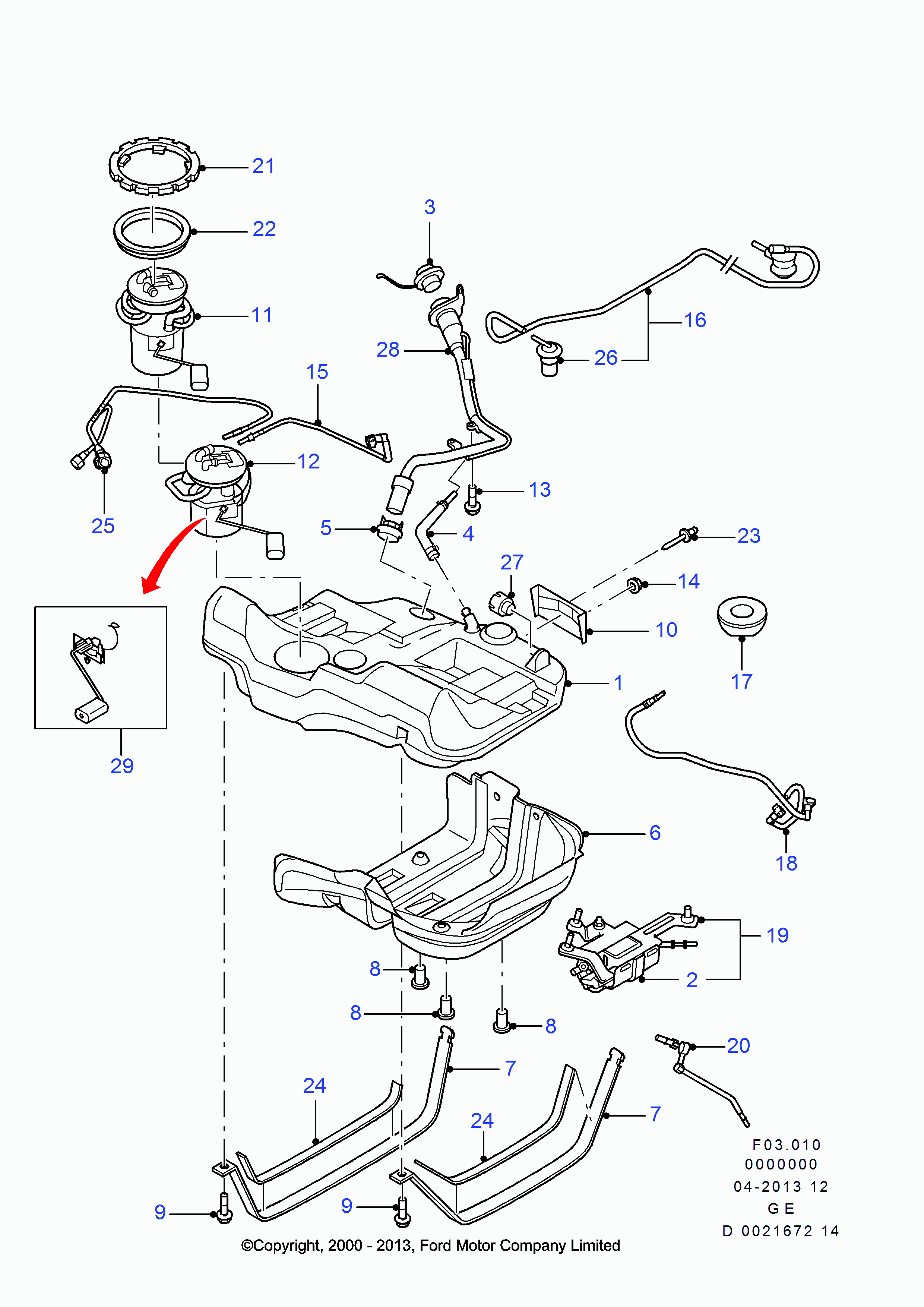 FORD 1375223 - Fuel Supply Module onlydrive.pro