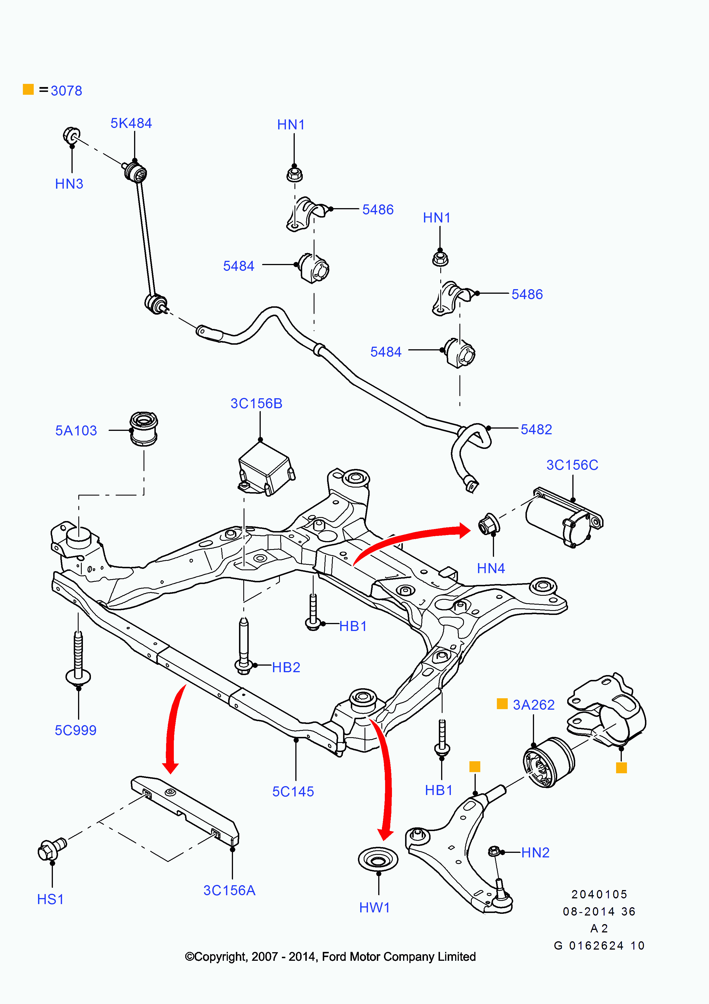 FORD 1478582 - Laagripuks,stabilisaator onlydrive.pro