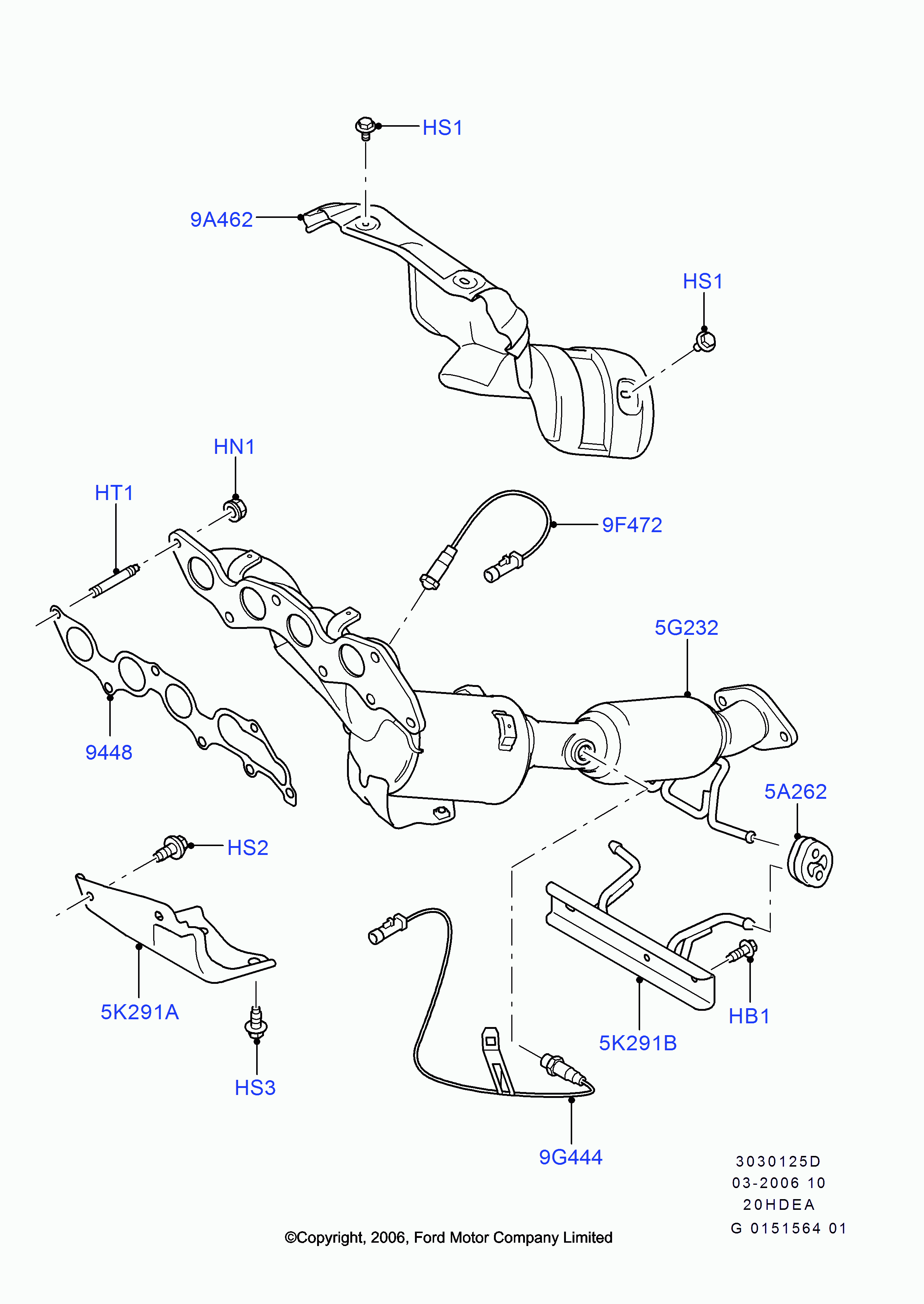 Volvo 1376445 - Exhaust manifold: 1 pcs. onlydrive.pro