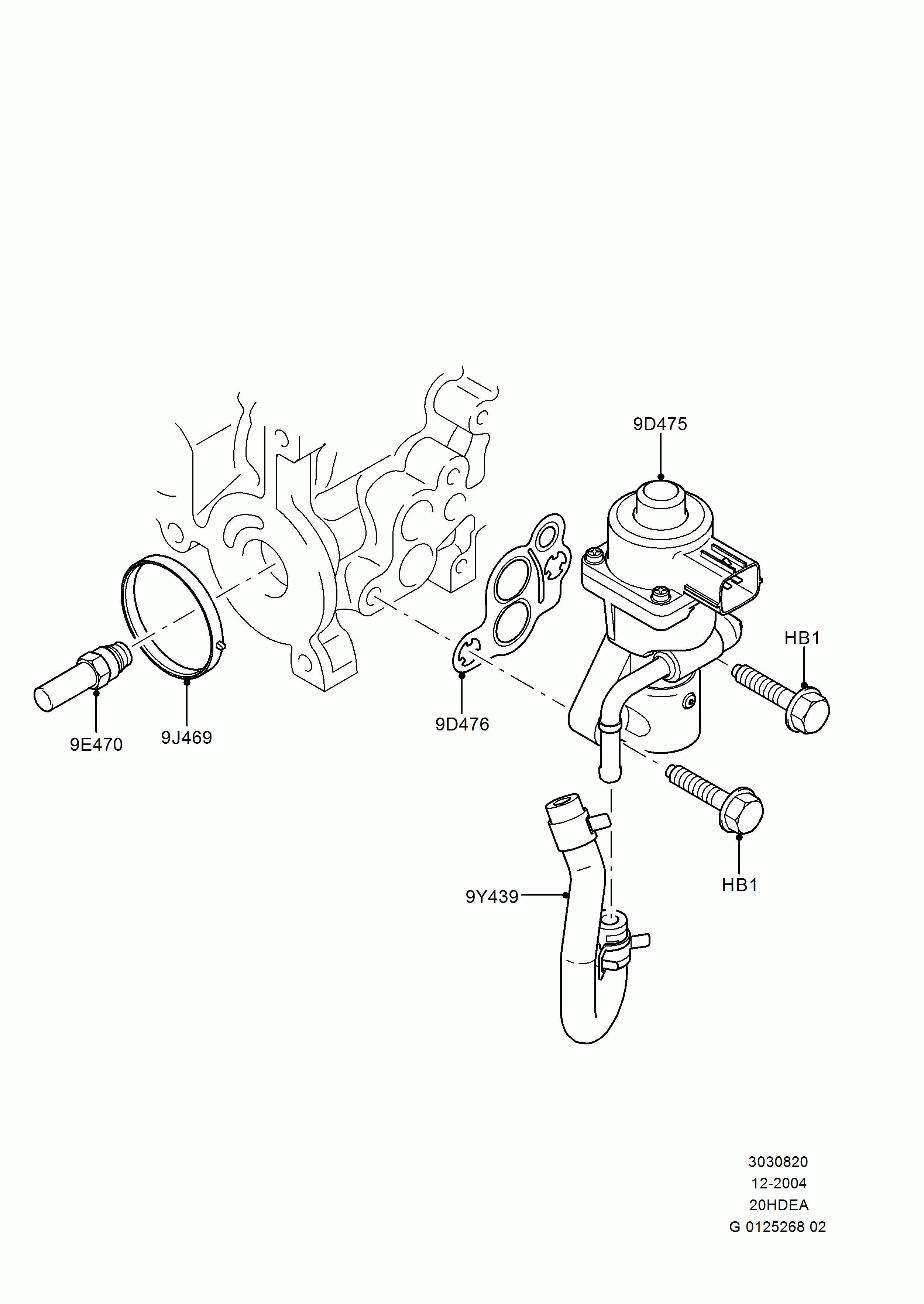 Land Rover 1355115 - Blīve, Izplūdes gāzu recirkulācijas vārsts onlydrive.pro