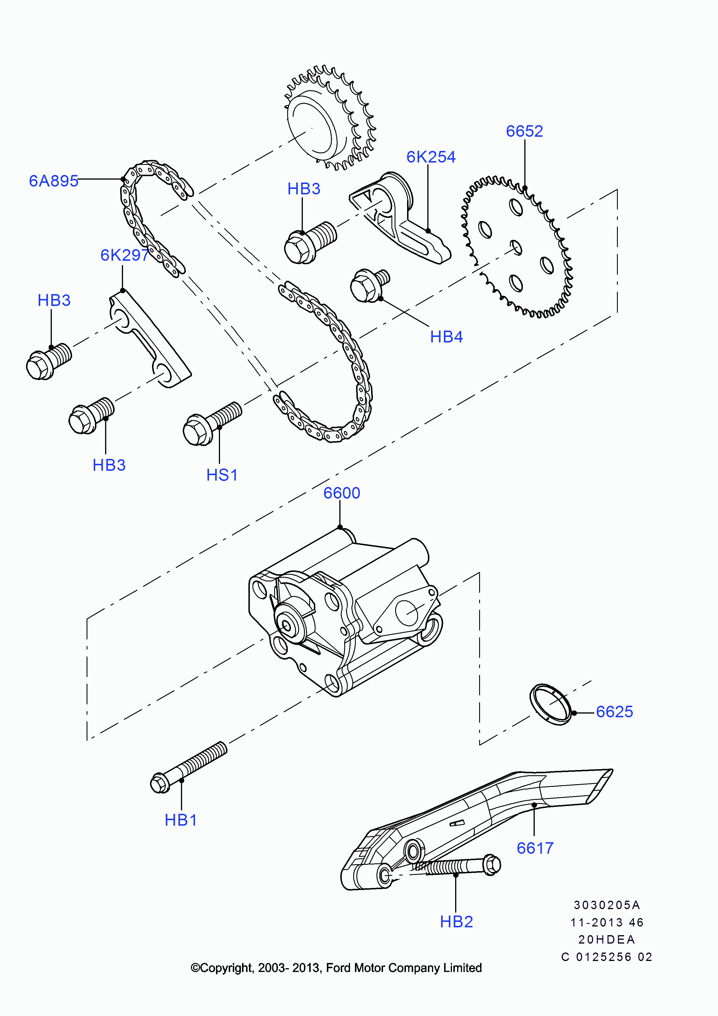 FORD 1 450 943 - Timing Chain Kit onlydrive.pro