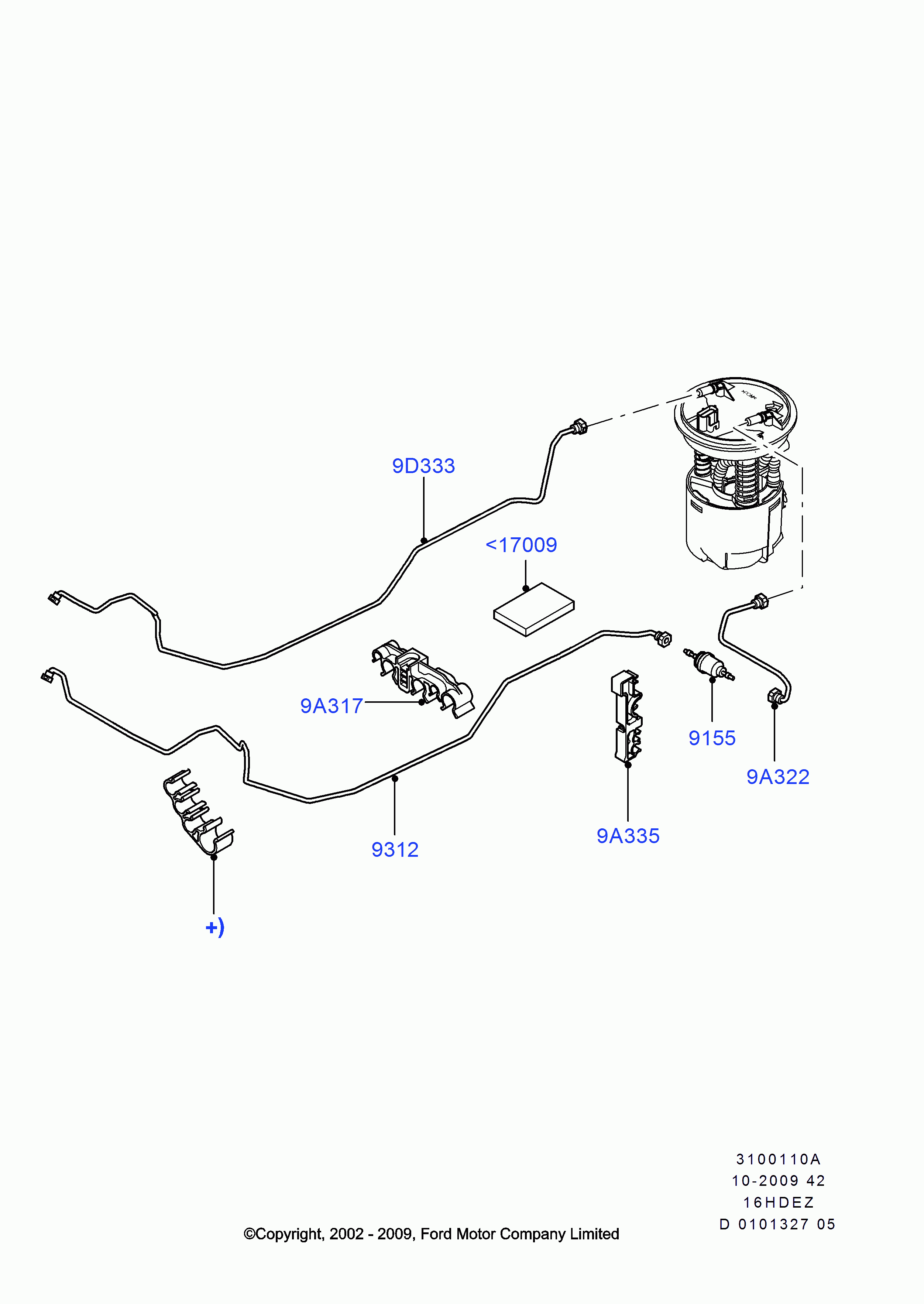 FORD 1140 129 - Fuel filter onlydrive.pro