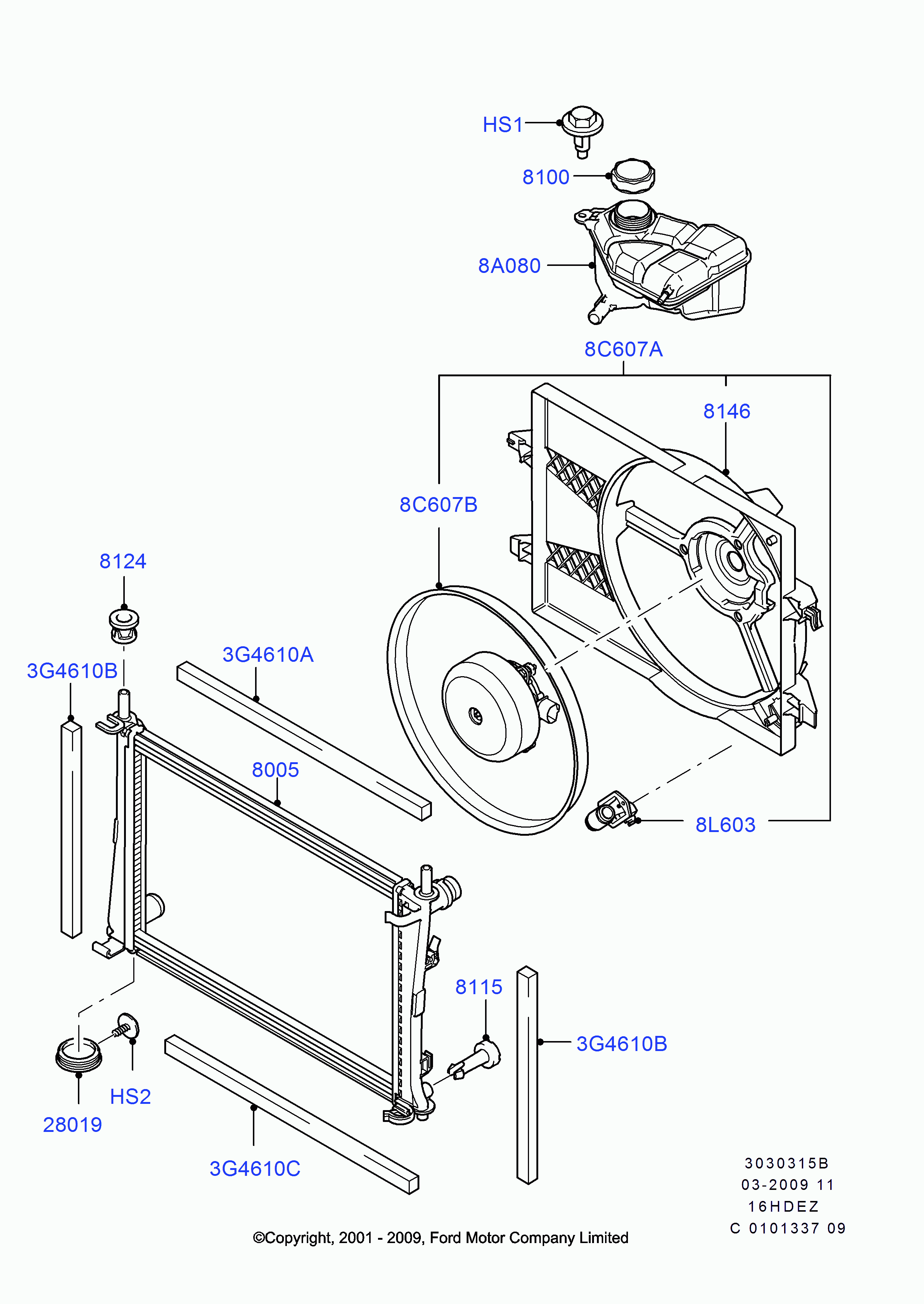 MAZDA 1325831 - Radiator, engine cooling onlydrive.pro