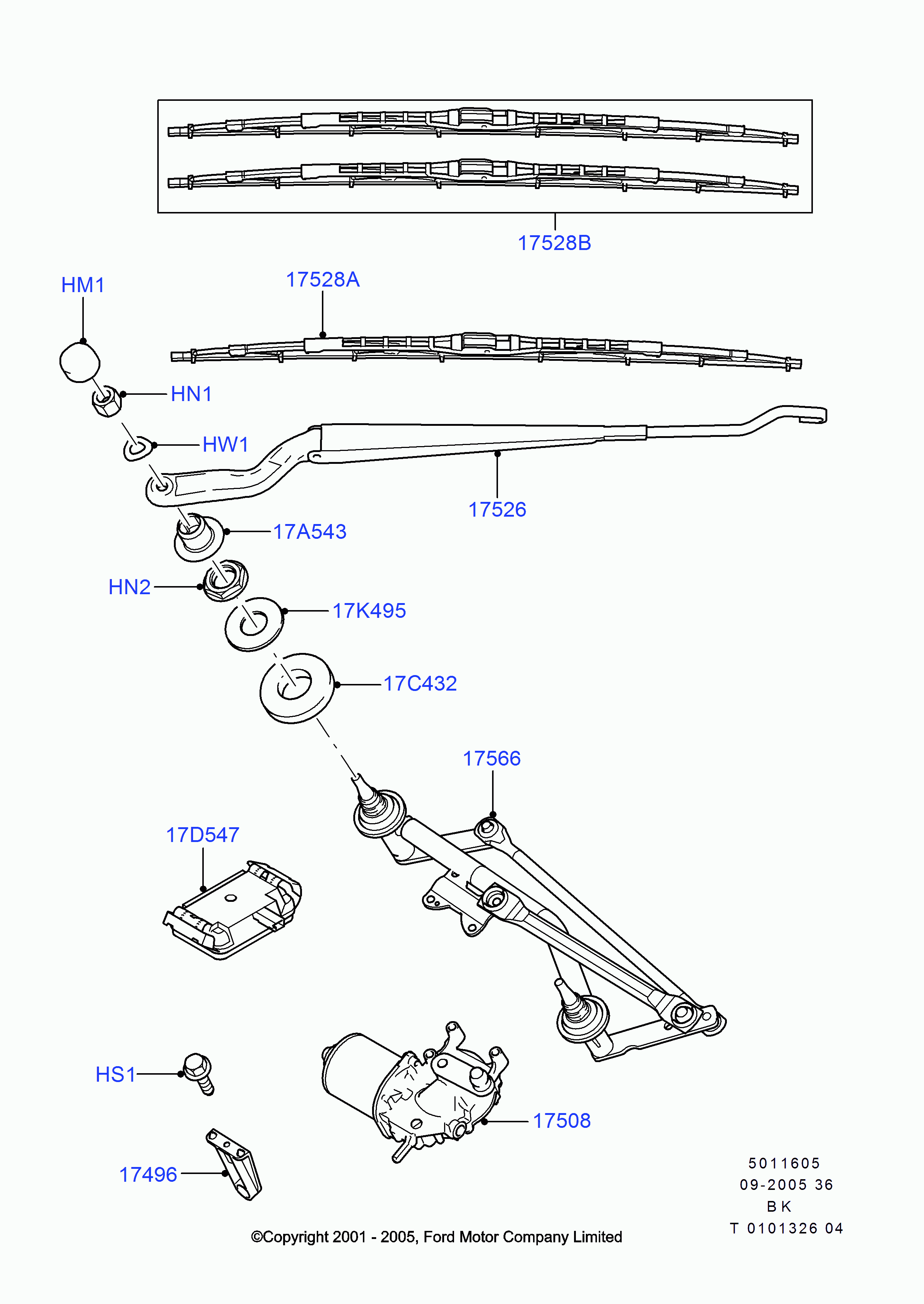 FORD 1545438 - Wiper Blade onlydrive.pro