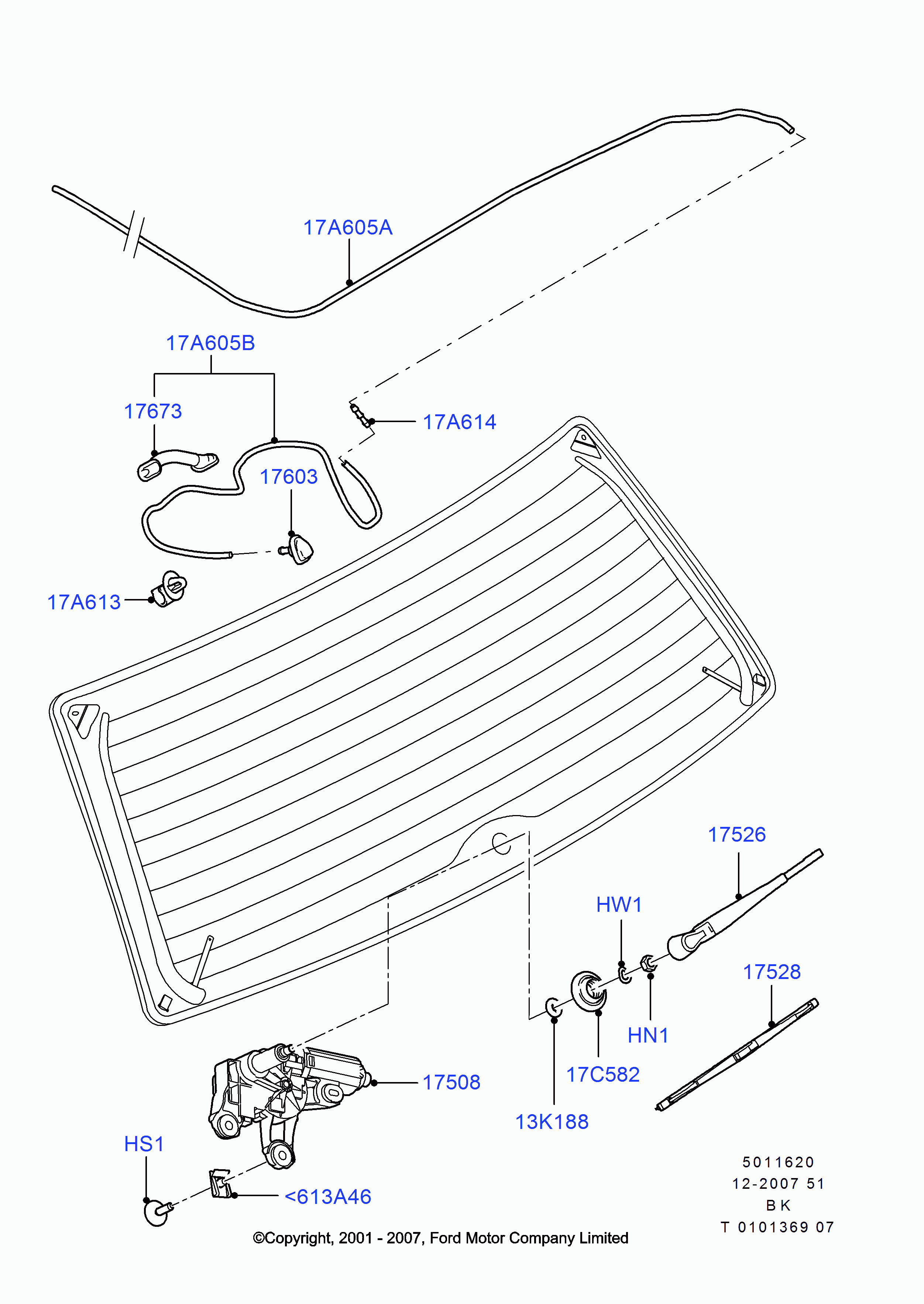 FORD 1713250 - Щетка стеклоочистителя onlydrive.pro