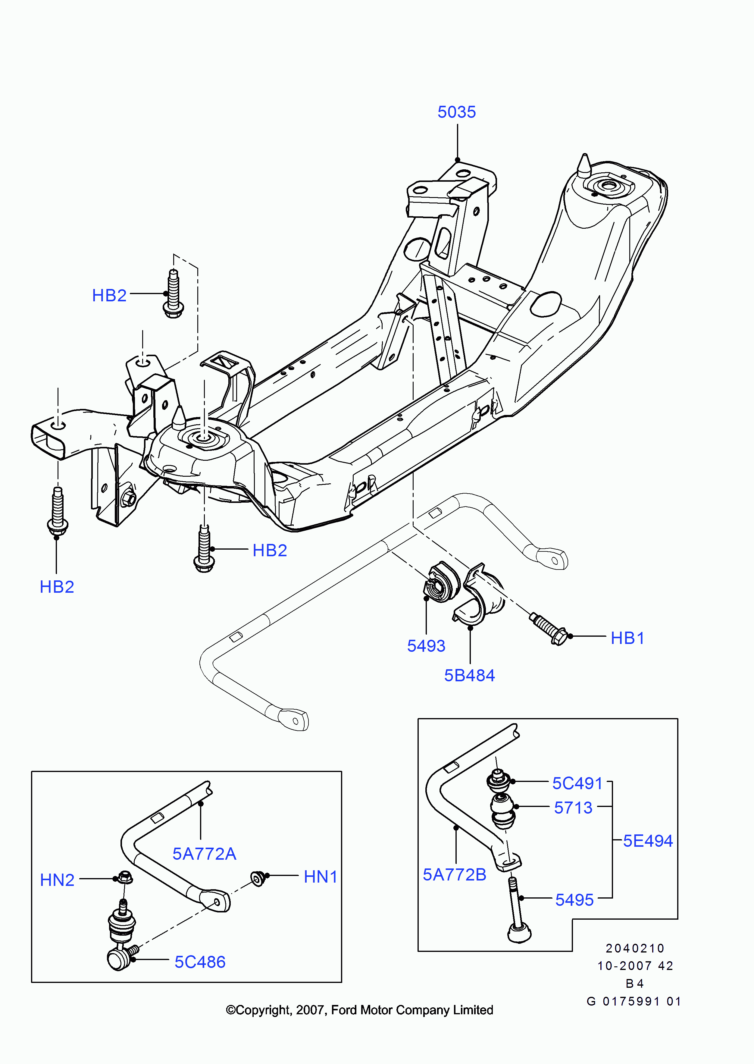 FORD 1345913 - Laakerin holkki, vakaaja onlydrive.pro