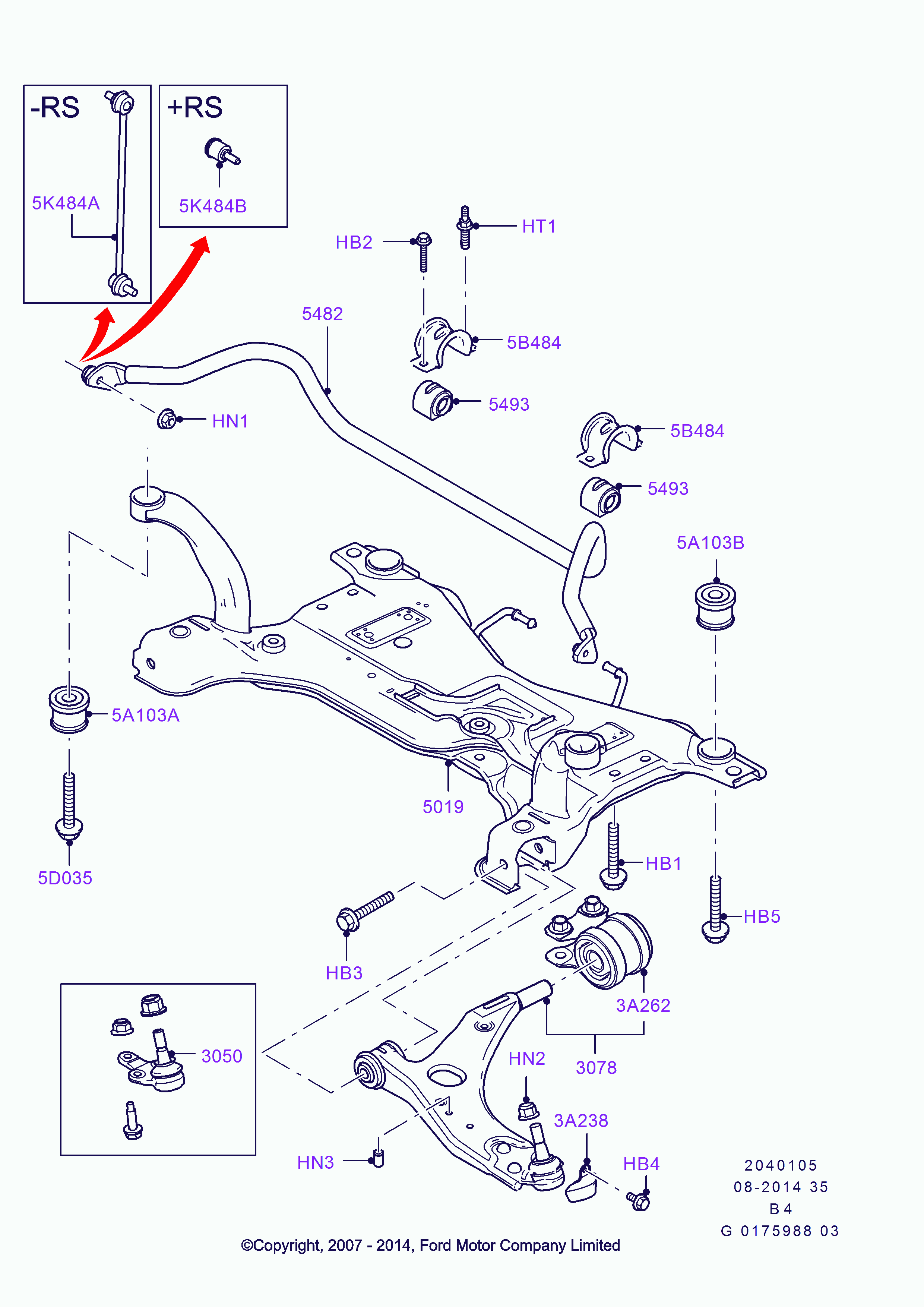 FORD 1762149 - Rod / Strut, stabiliser onlydrive.pro