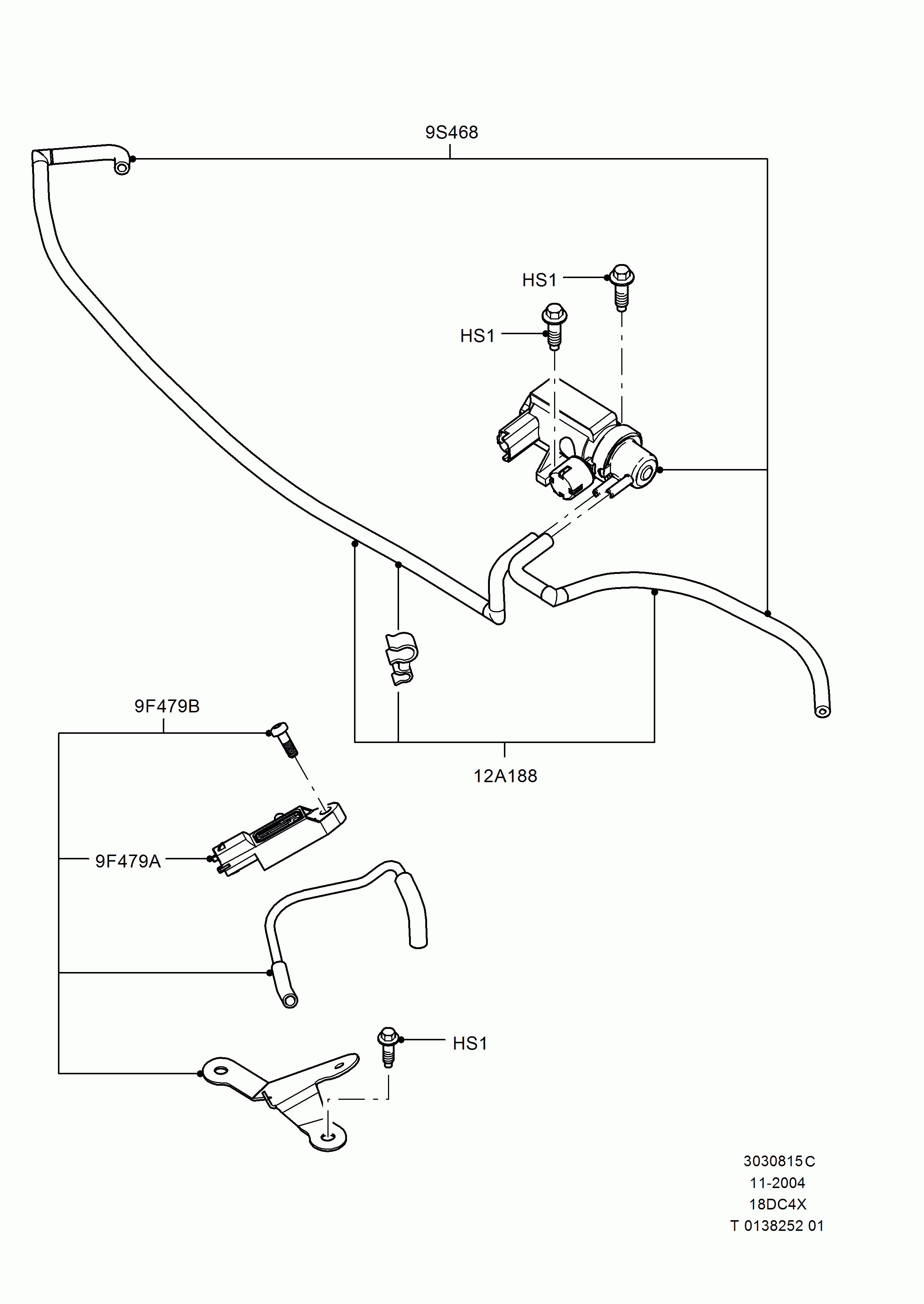 FORD 1 352 477 - Sensor, boost pressure onlydrive.pro