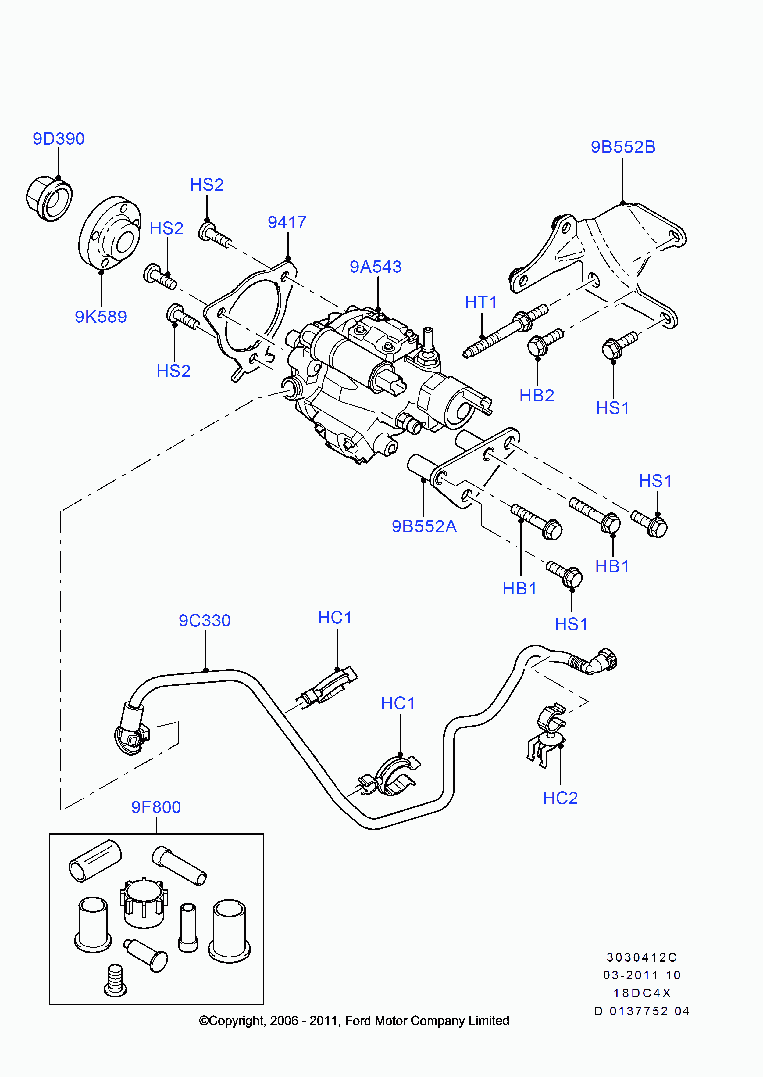 FORD 1 094 599 - Tihend,sissepritsepump onlydrive.pro