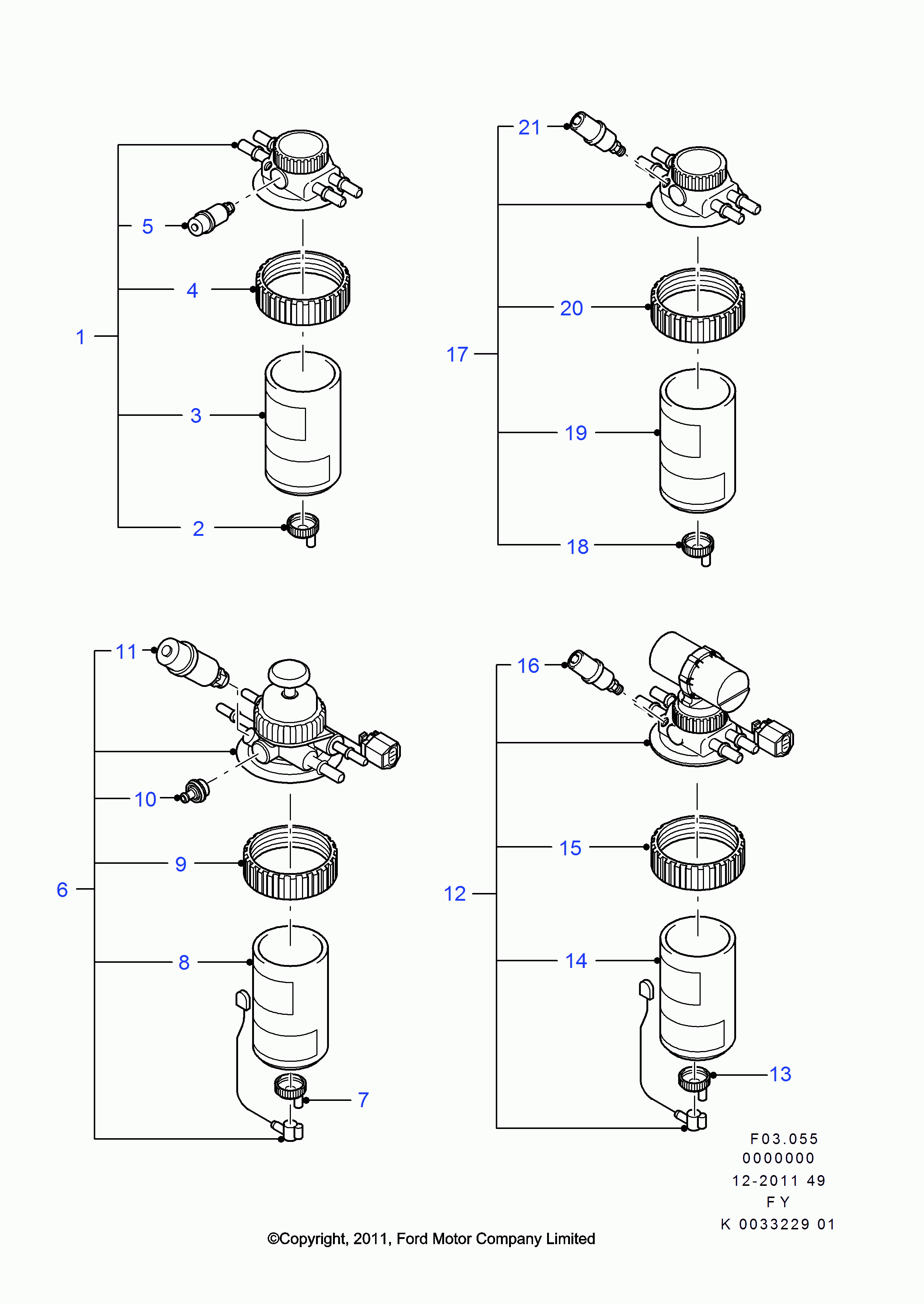 FORD 1709059 - Fuel filter onlydrive.pro