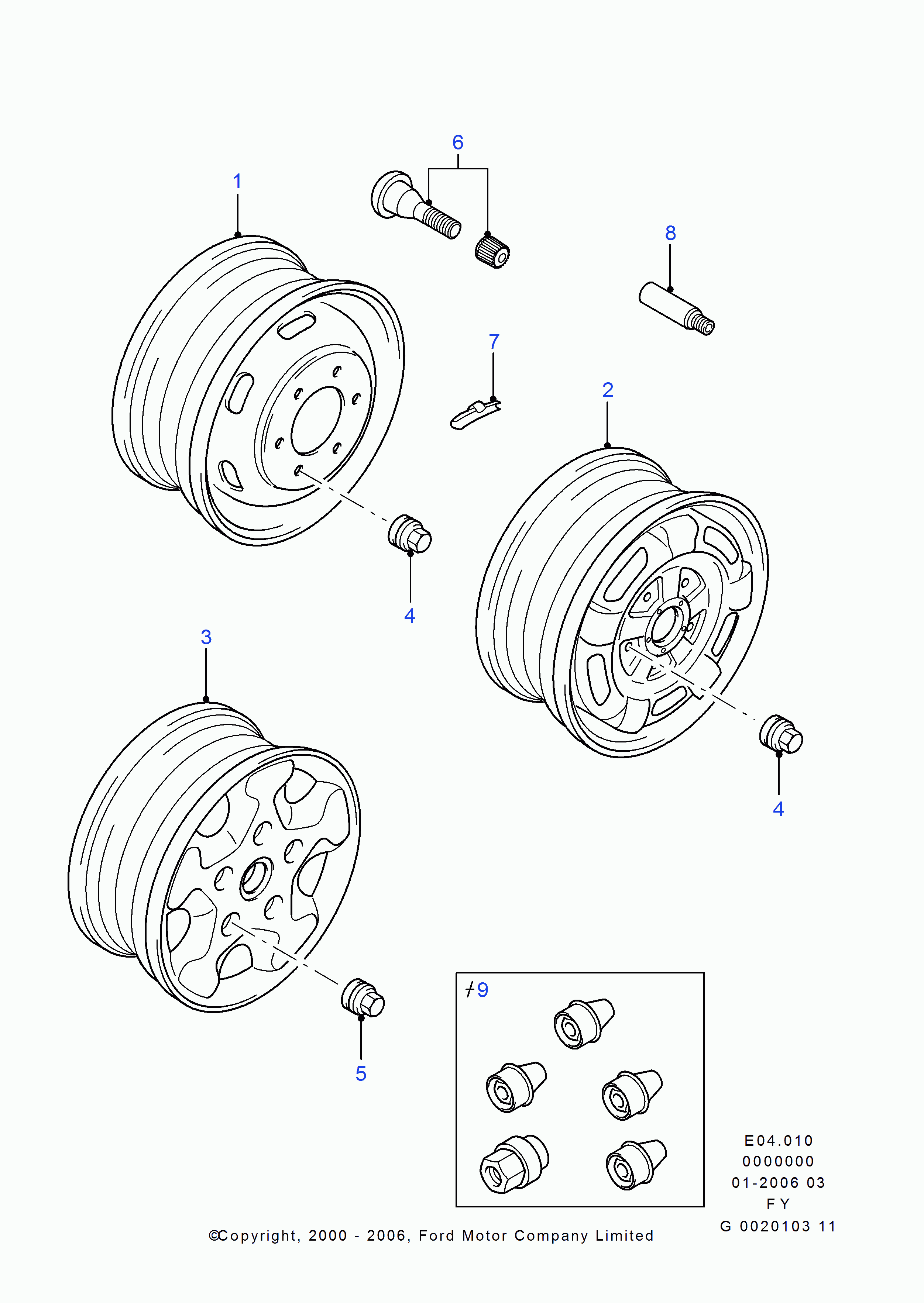 FORD 1 576 438 - Wheel Nut onlydrive.pro