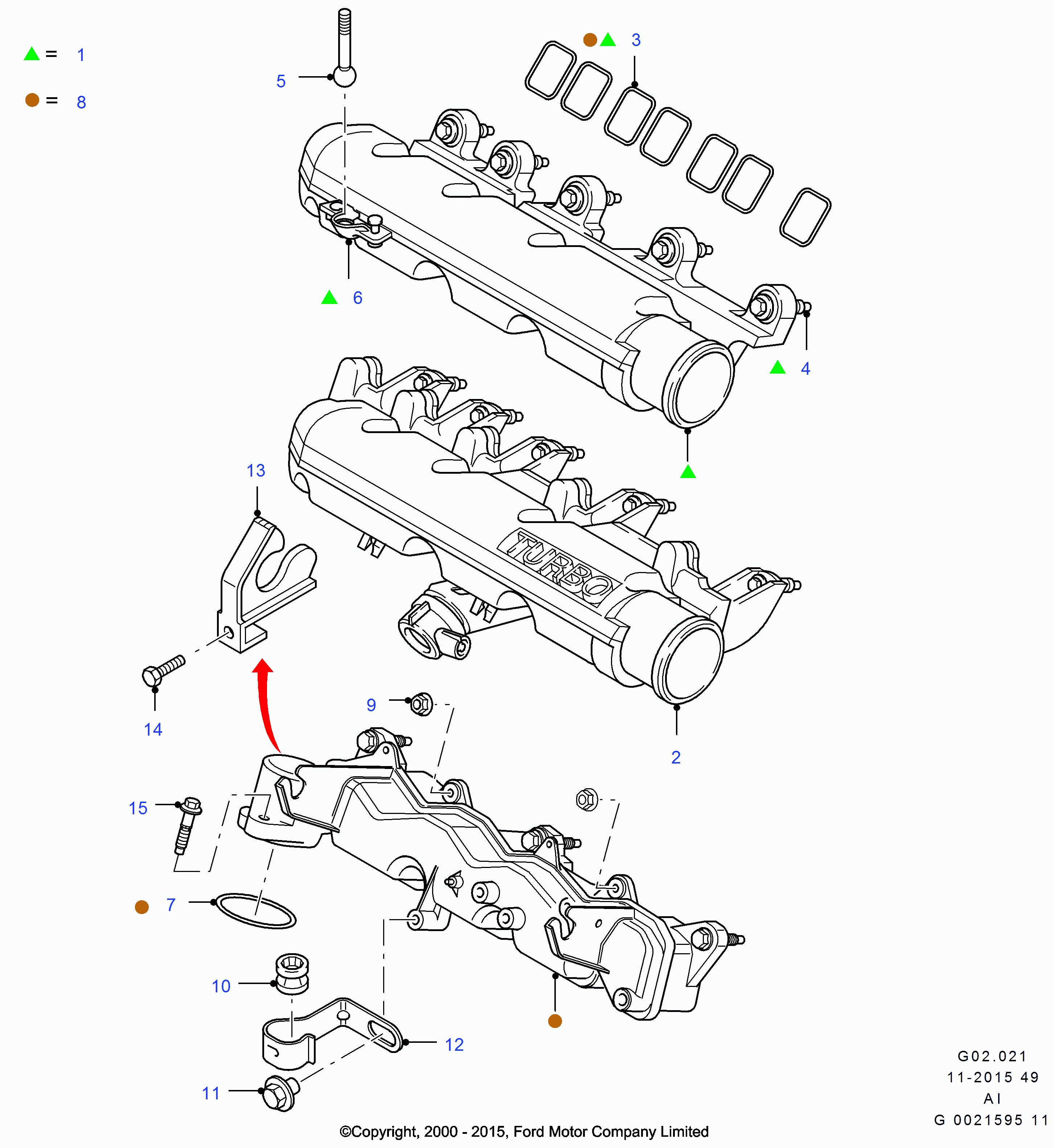 FORD 1671577 - Oil Pipe, charger onlydrive.pro