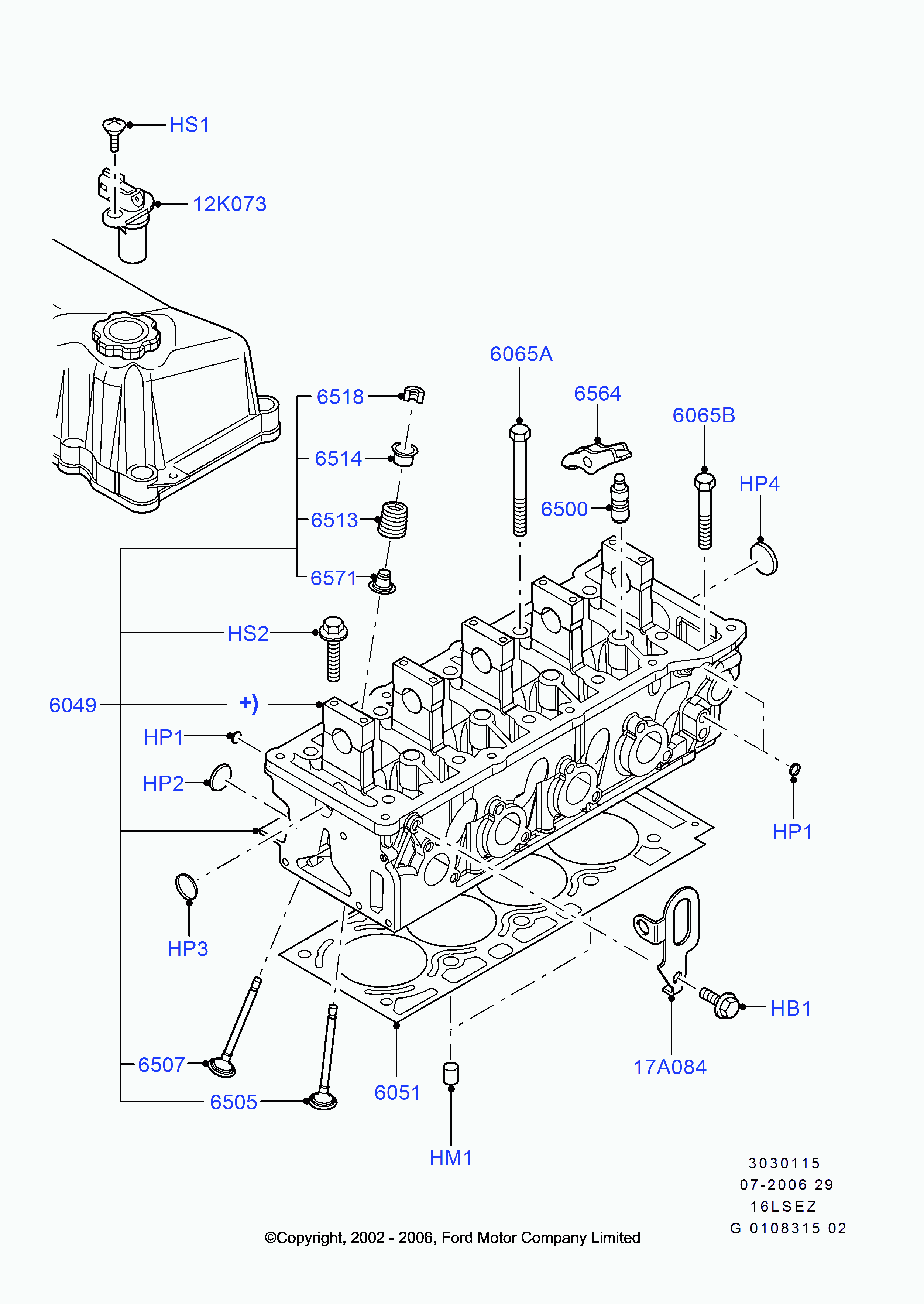 FORD 1127416 - Inlet Valve onlydrive.pro