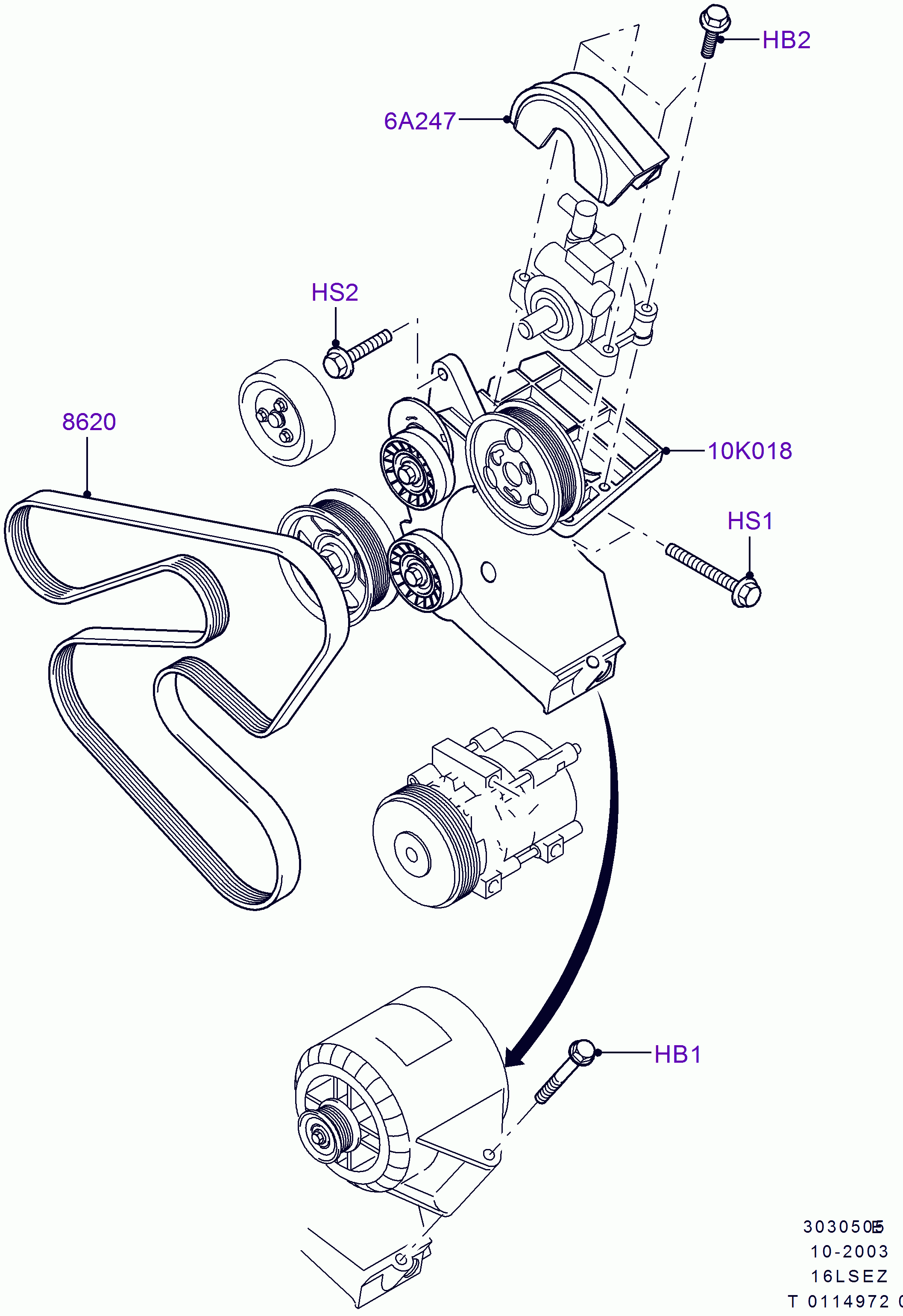 FORD 1089877 - Ķīļrievu siksna onlydrive.pro